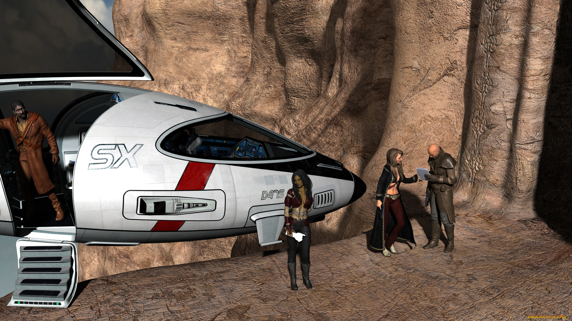 3д, графика, фантазия, , fantasy, фон, взгляд, девушки