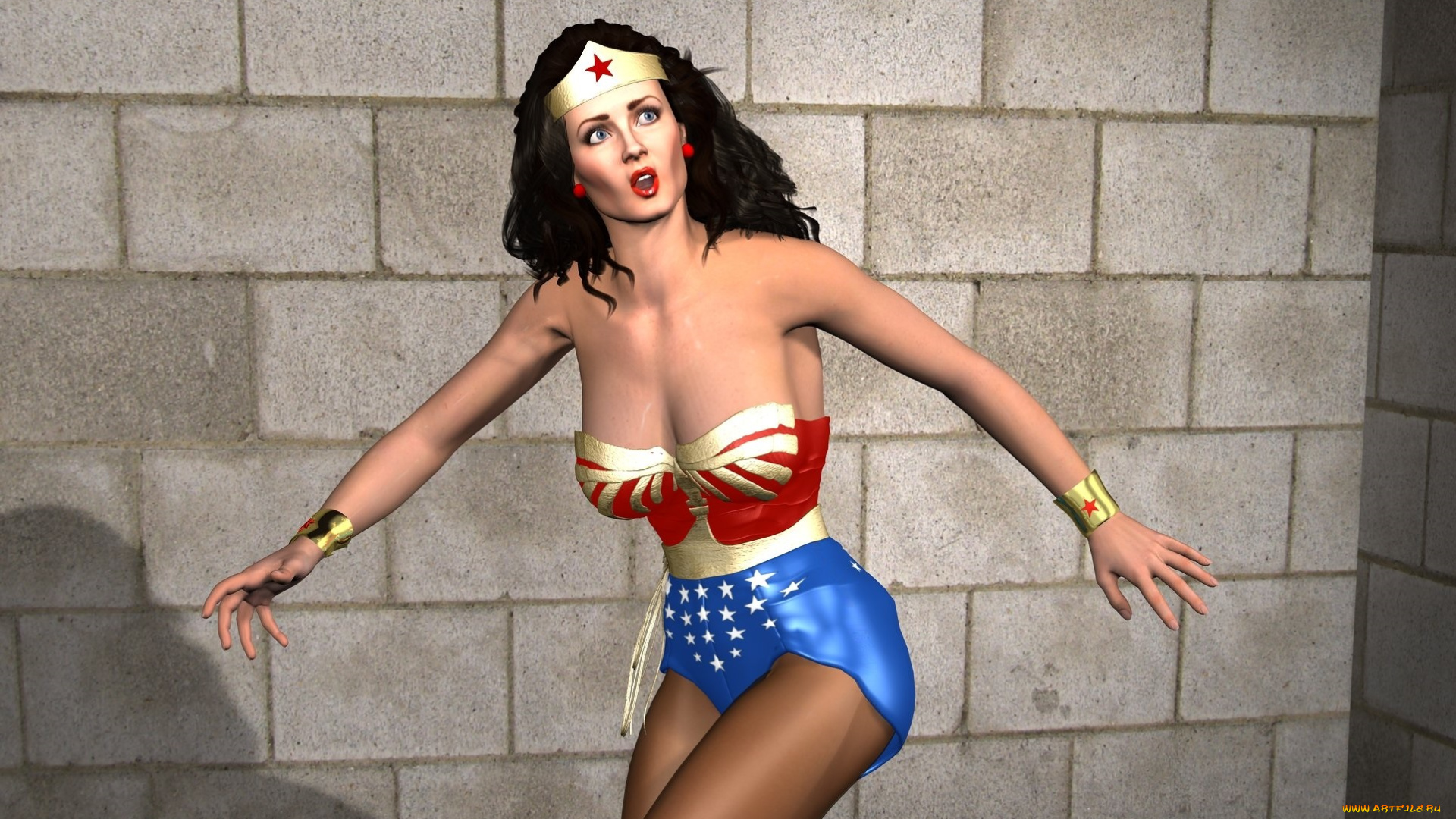 3д, графика, фантазия, , fantasy, фон, взгляд, девушка