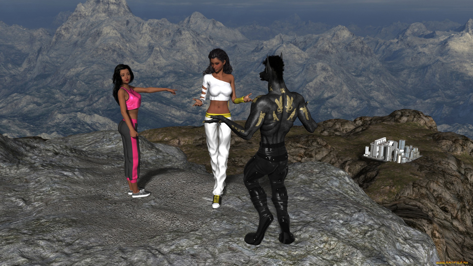 3д, графика, фантазия, , fantasy, взгляд, девушка, фон