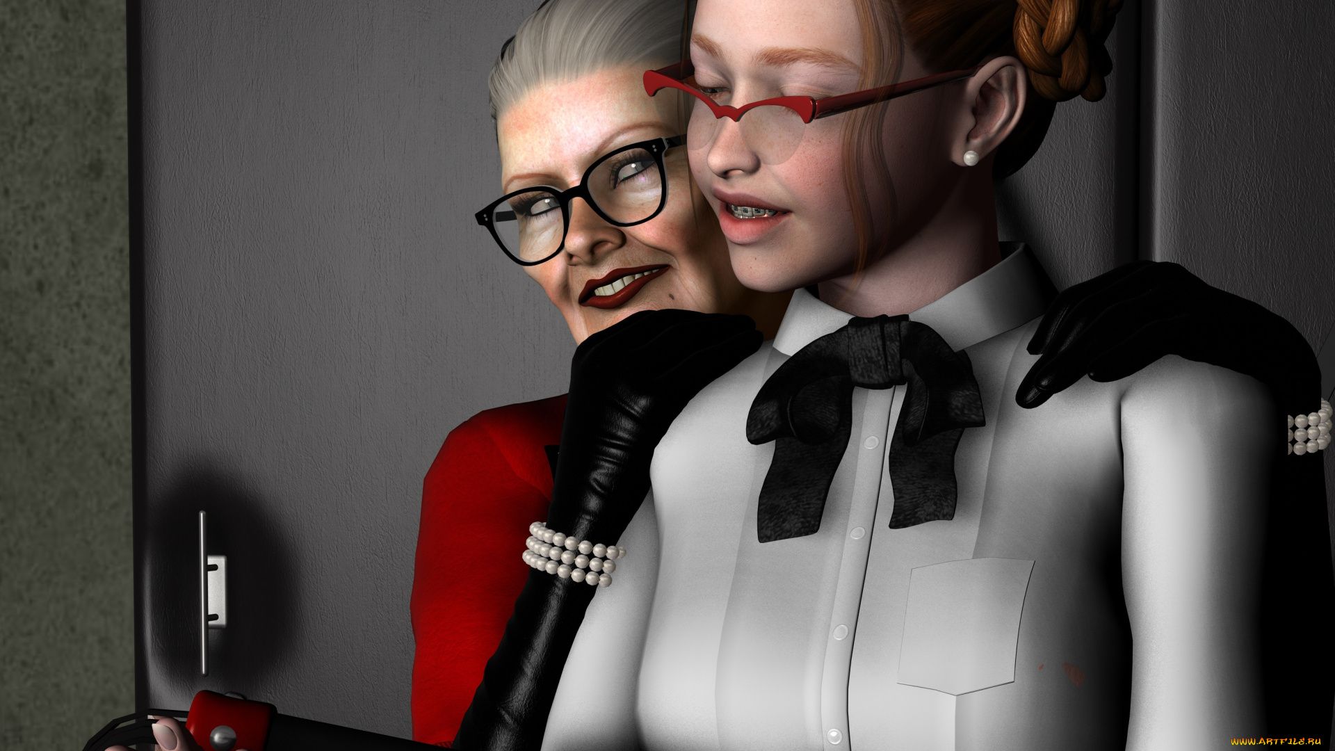 3д, графика, люди, , people, девушка, взгляд, фон