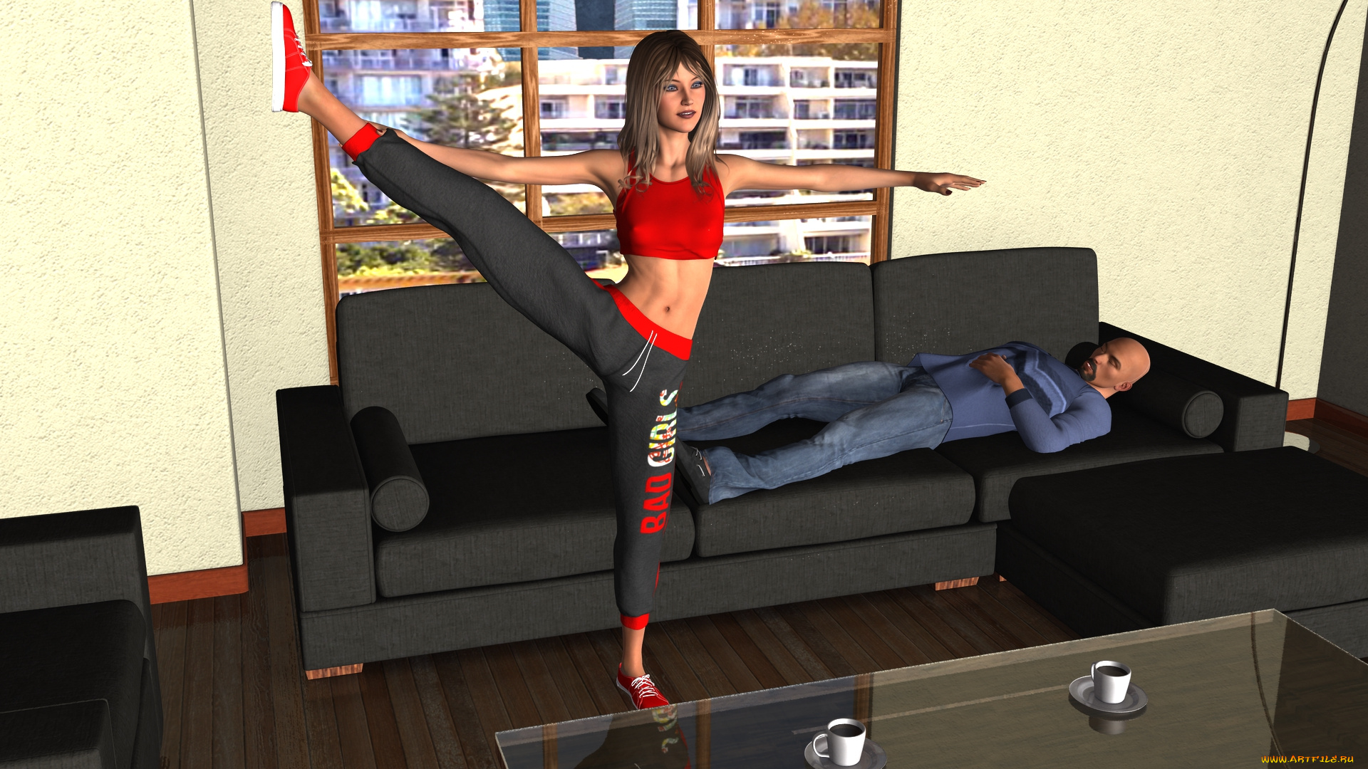 3д, графика, люди, , people, фон, девушка, взгляд