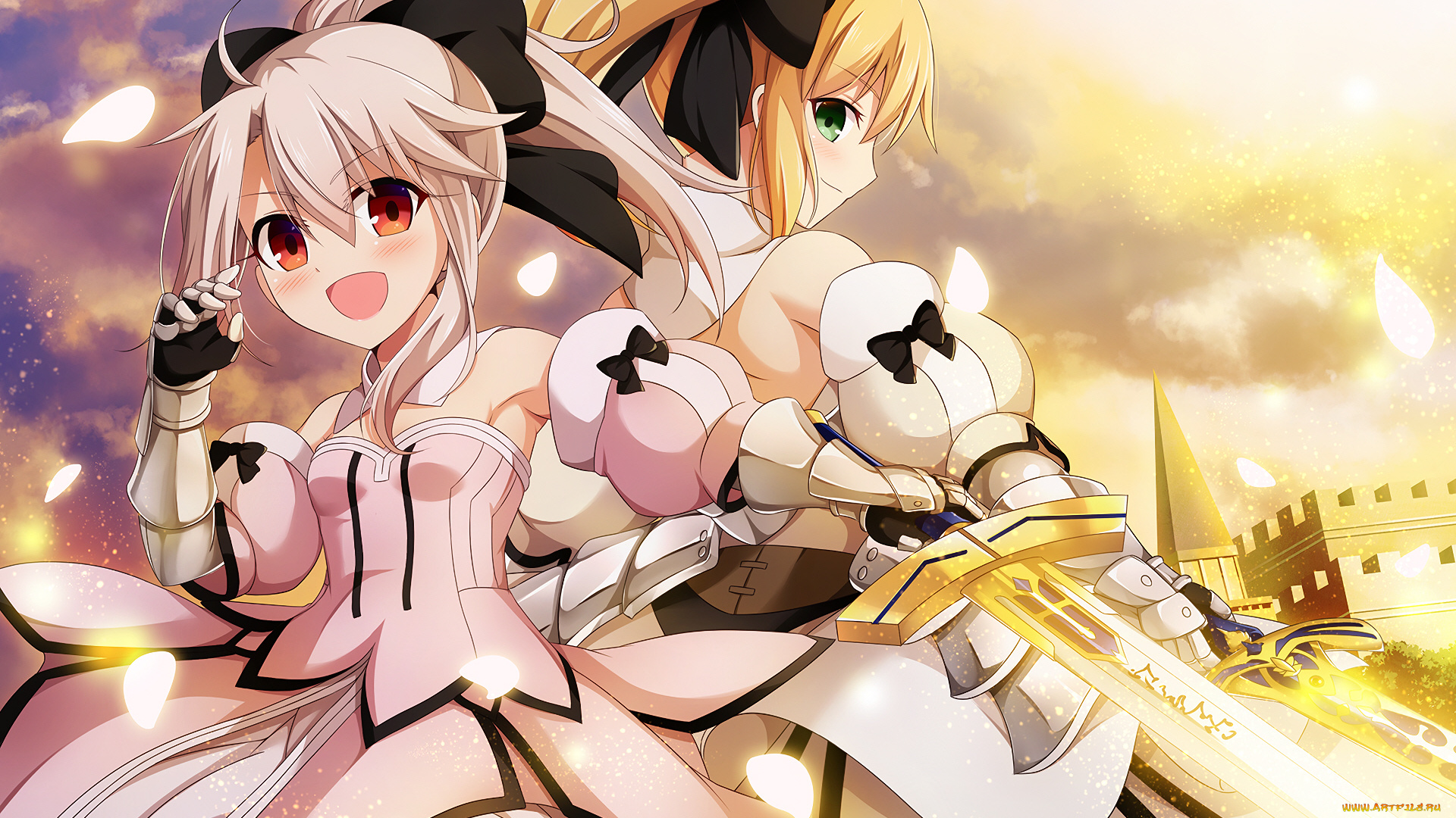 аниме, azur, lane, девушки