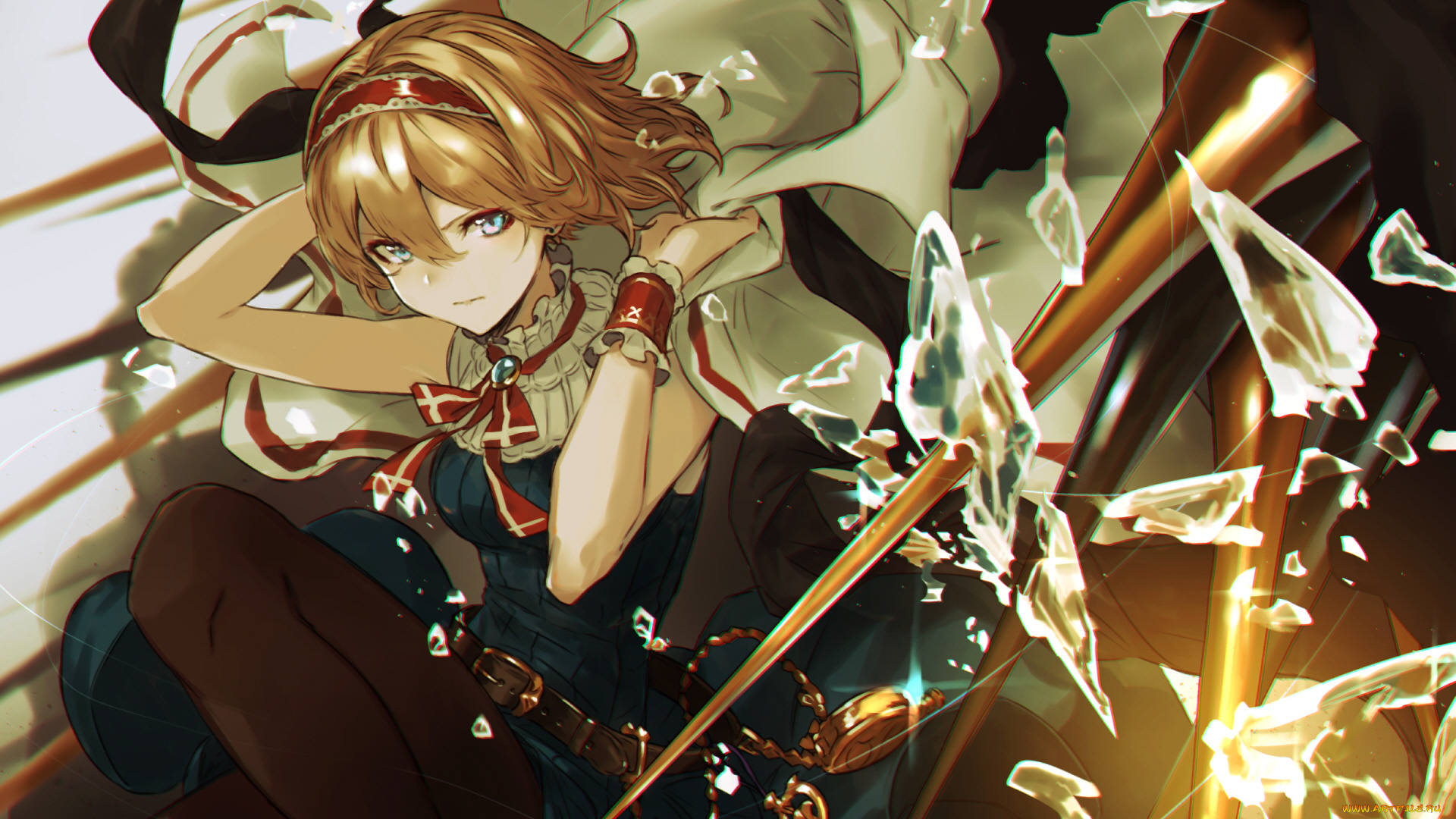 аниме, fate, stay, night, девушка