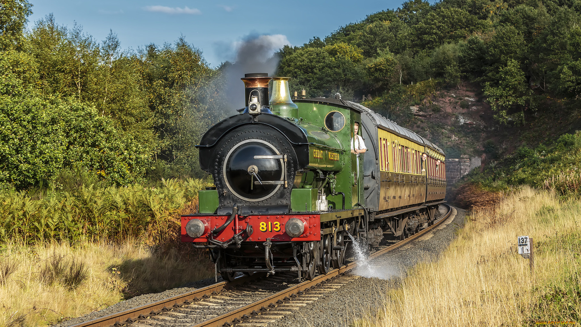 техника, паровозы, состав, локомотив