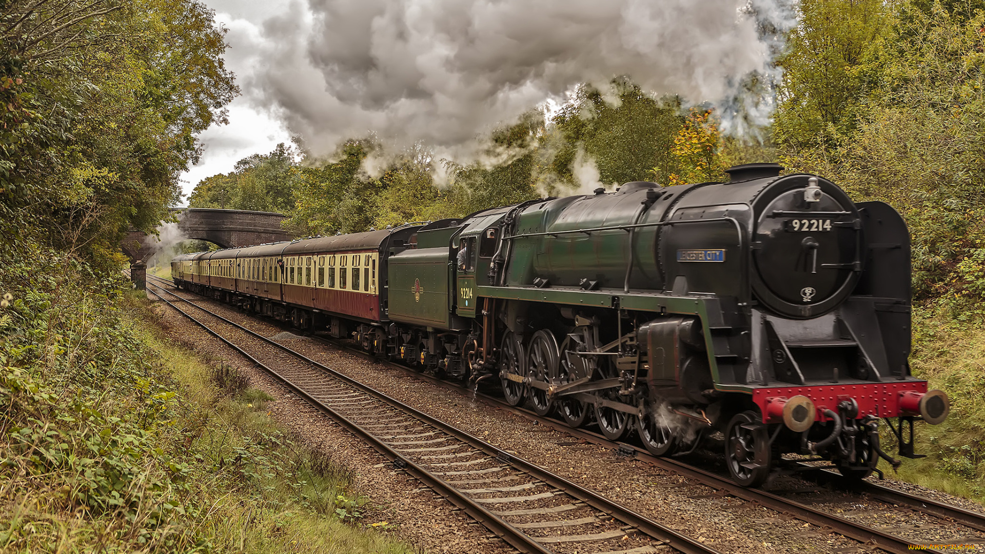 техника, паровозы, состав, локомотив