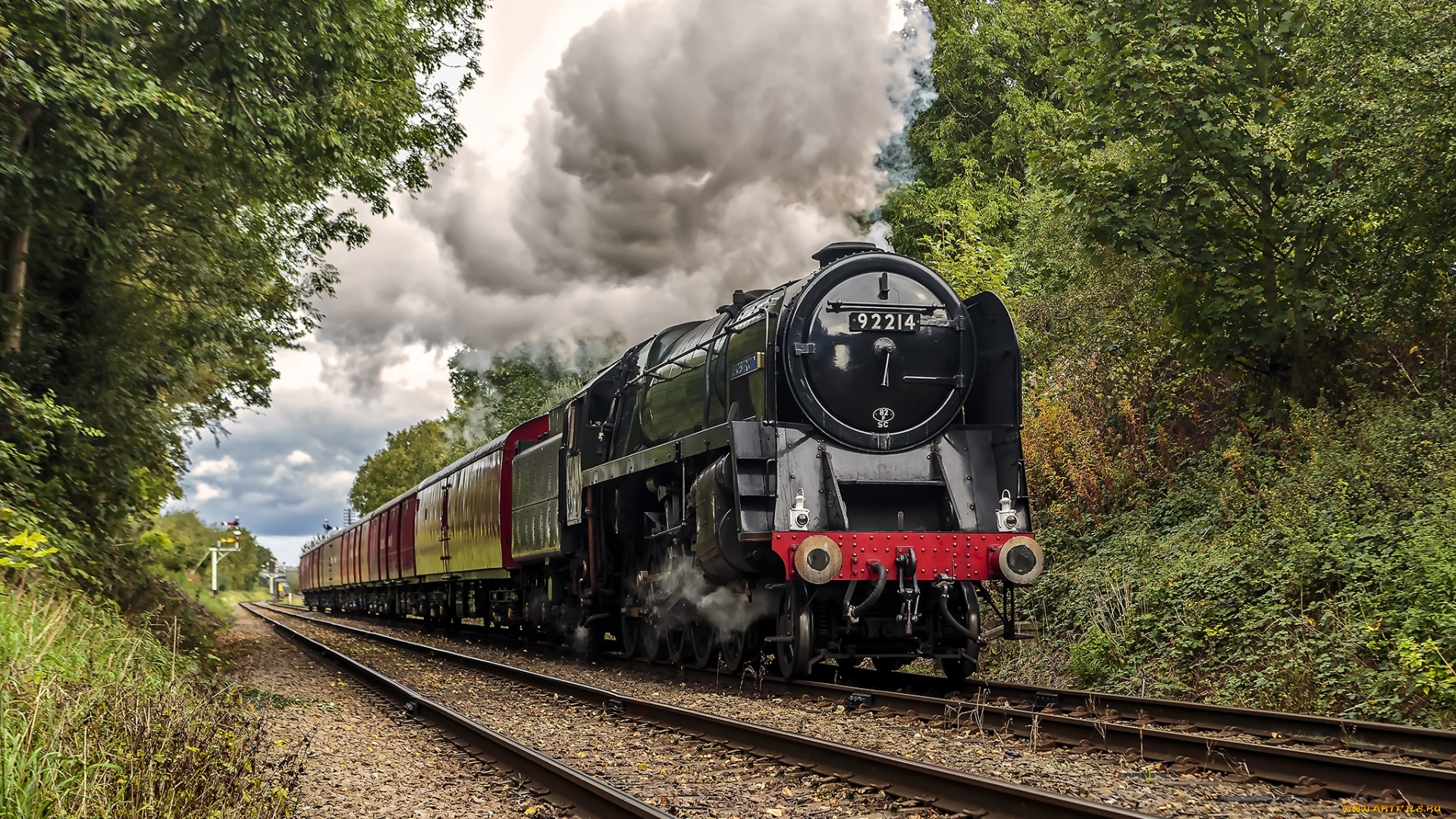 техника, паровозы, состав, локомотив