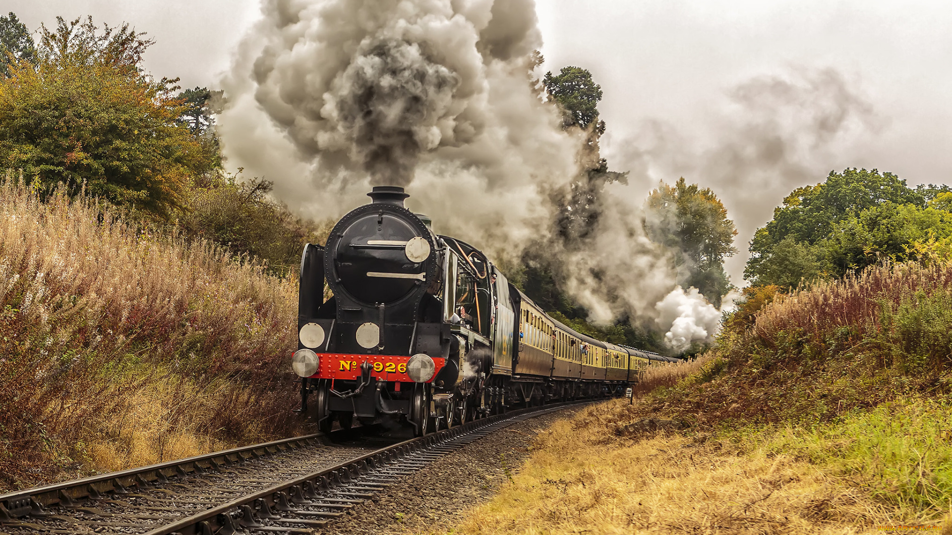 техника, паровозы, состав, локомотив