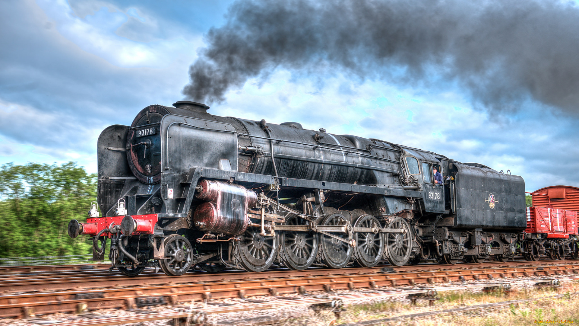 техника, паровозы, состав, локомотив