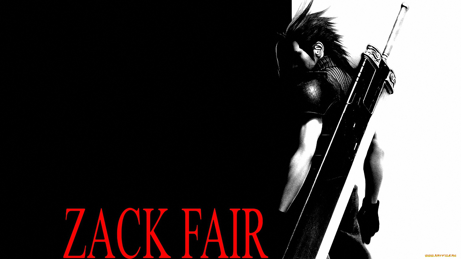 видео, игры, final, fantasy, vii, , crisis, core, воин, меч, оружие, солдат, fair, zack