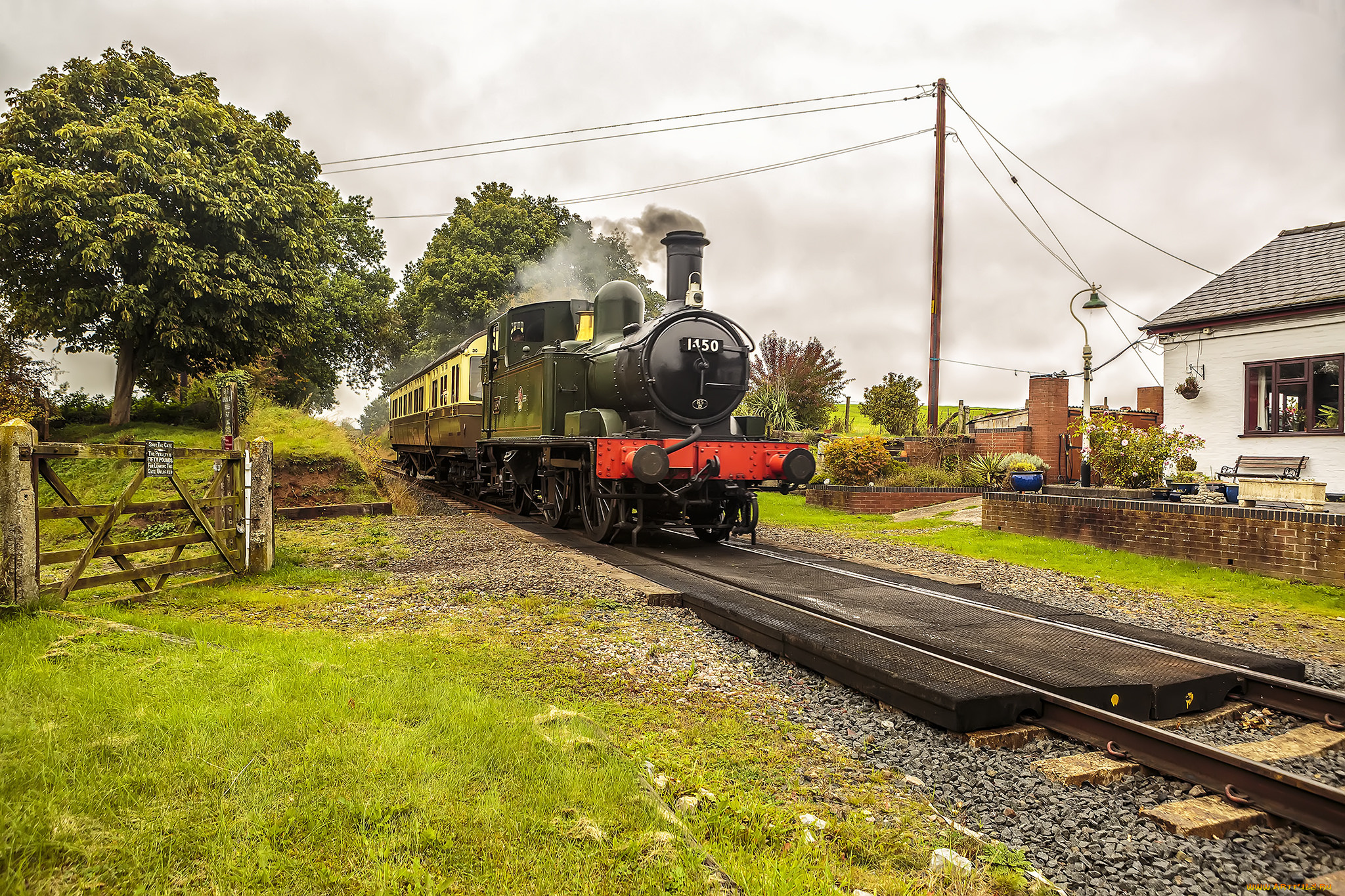 техника, паровозы, локомотив, состав