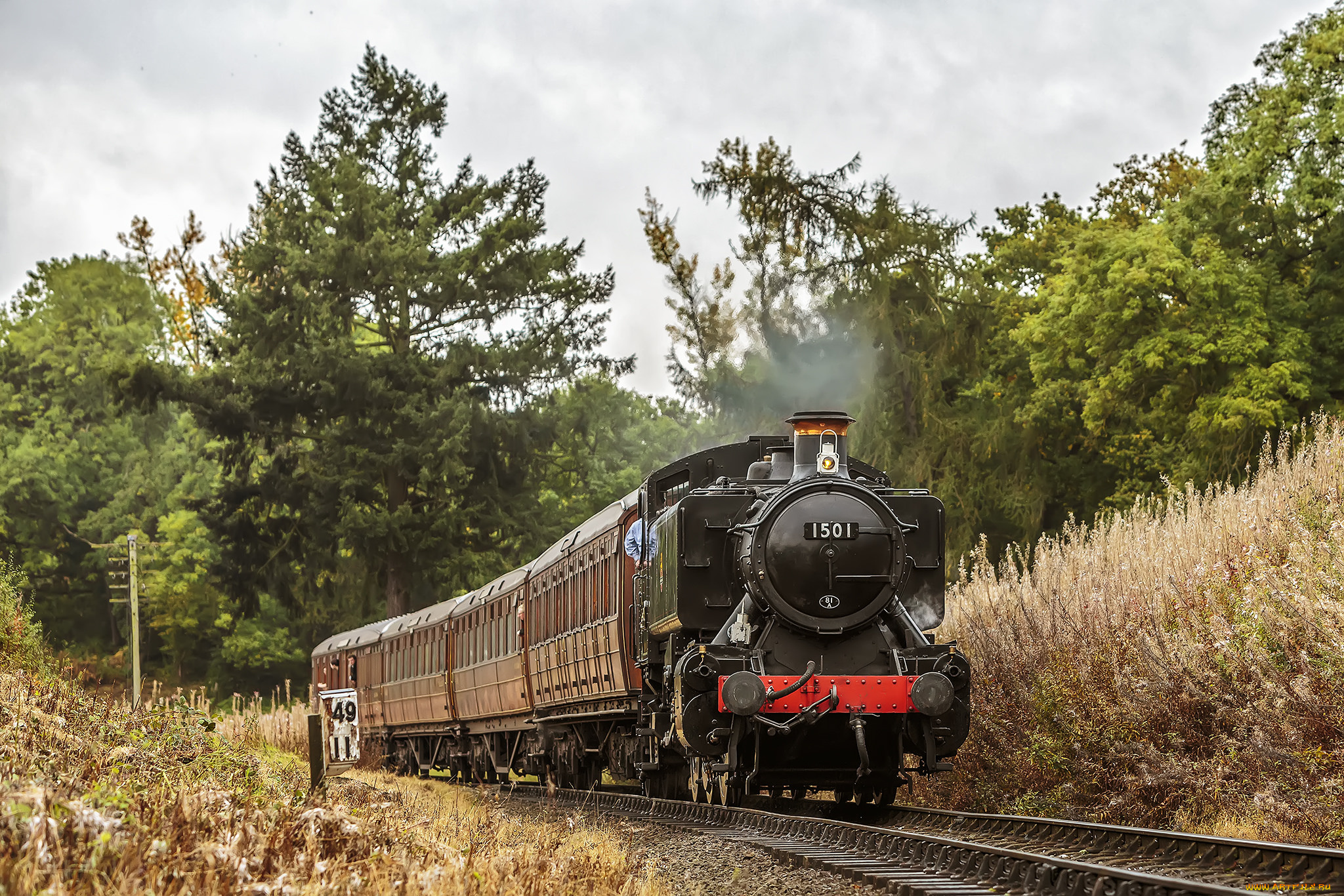 техника, паровозы, локомотив, состав