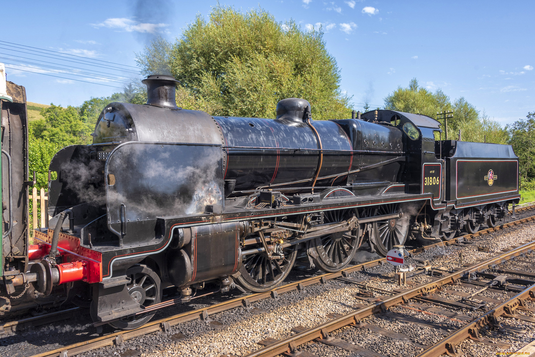 техника, паровозы, локомотив, состав