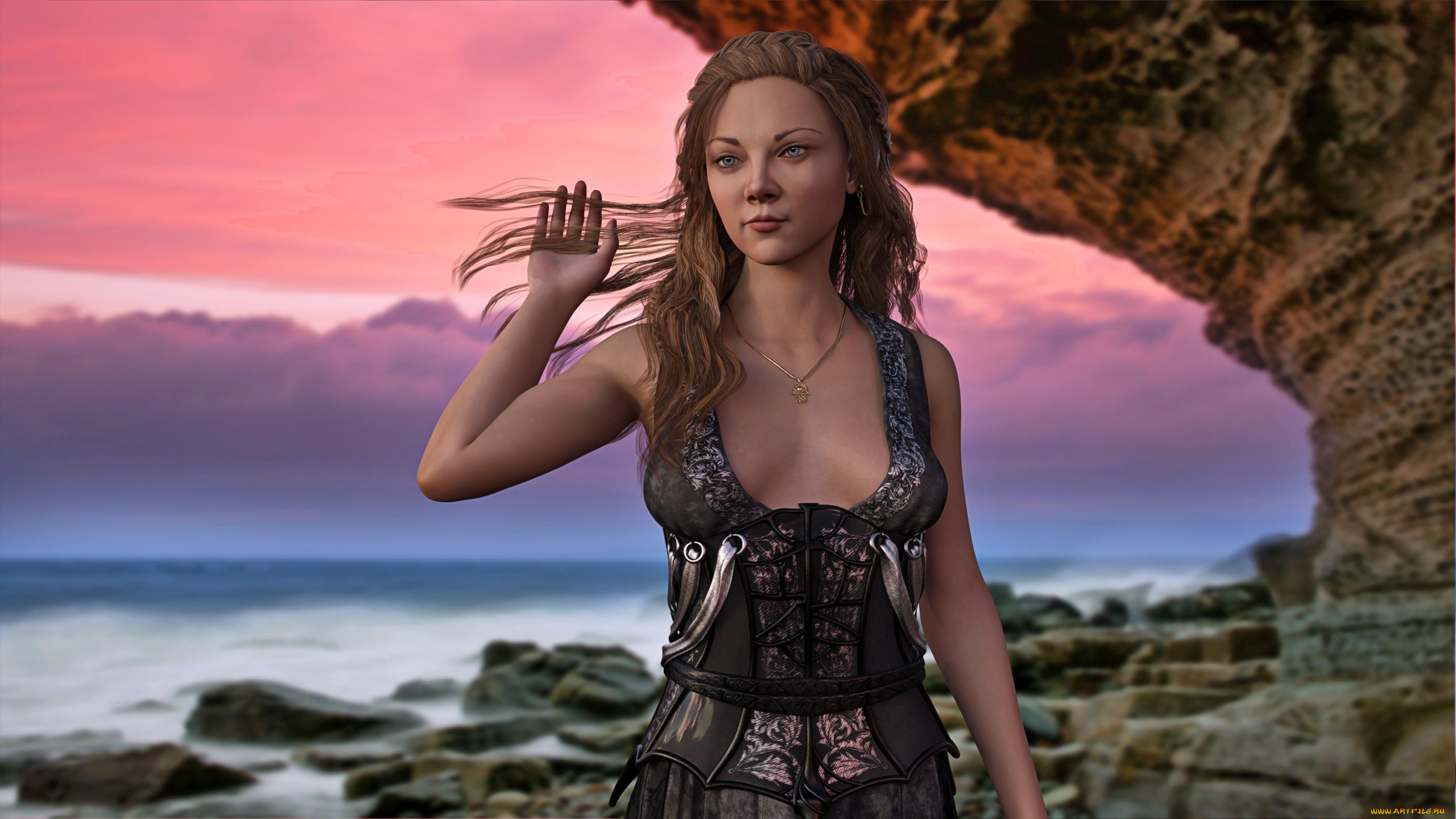 3д, графика, люди, , people, девушка, фон, взгляд