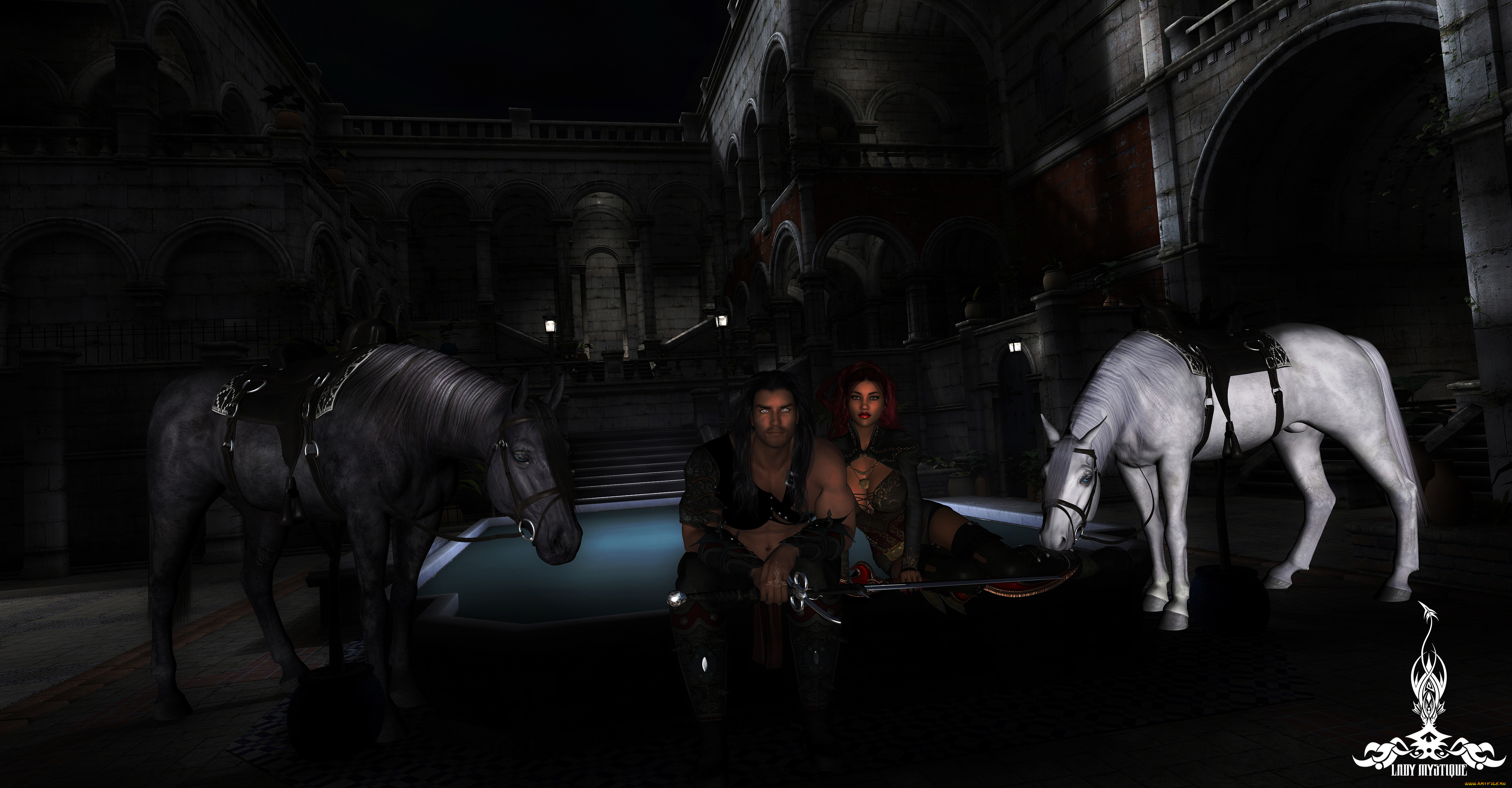 3д, графика, люди, и, животные, , people, and, animals, мужчина, фон, взгляд, девушка