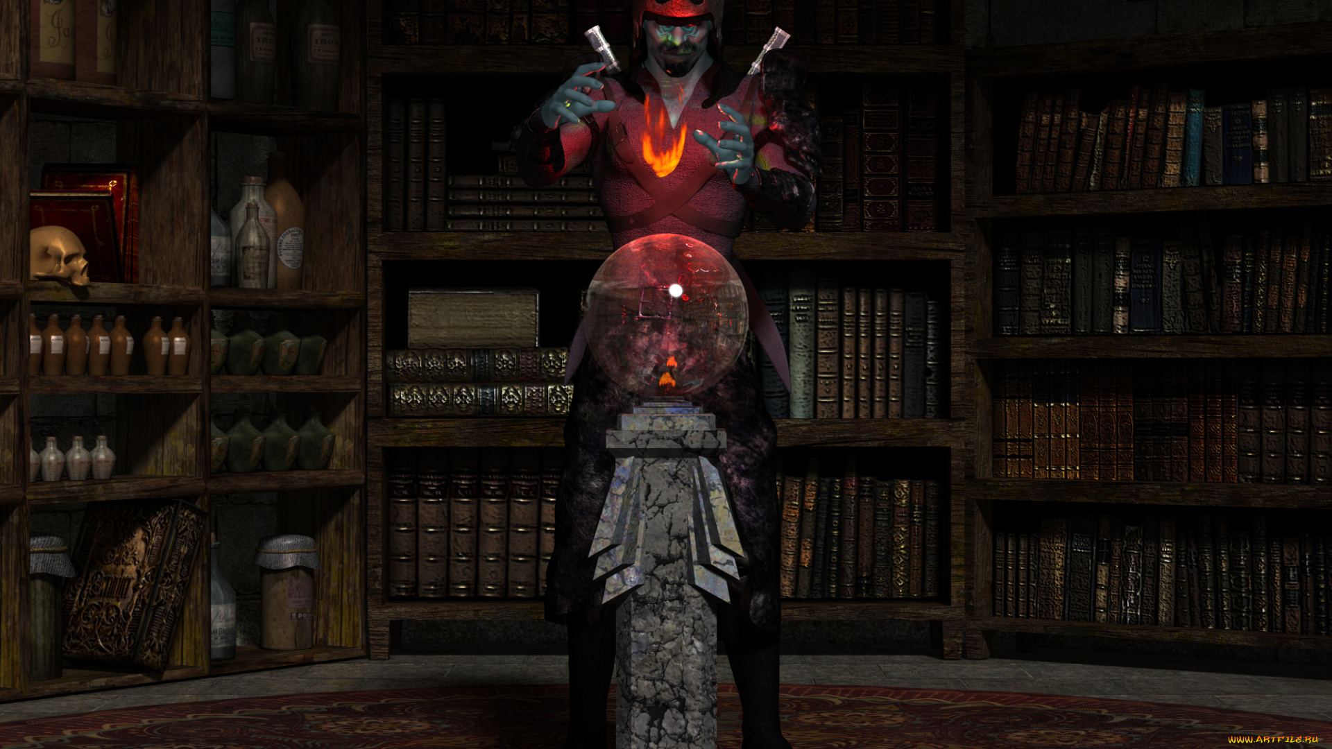 3д, графика, фантазия, , fantasy, маг