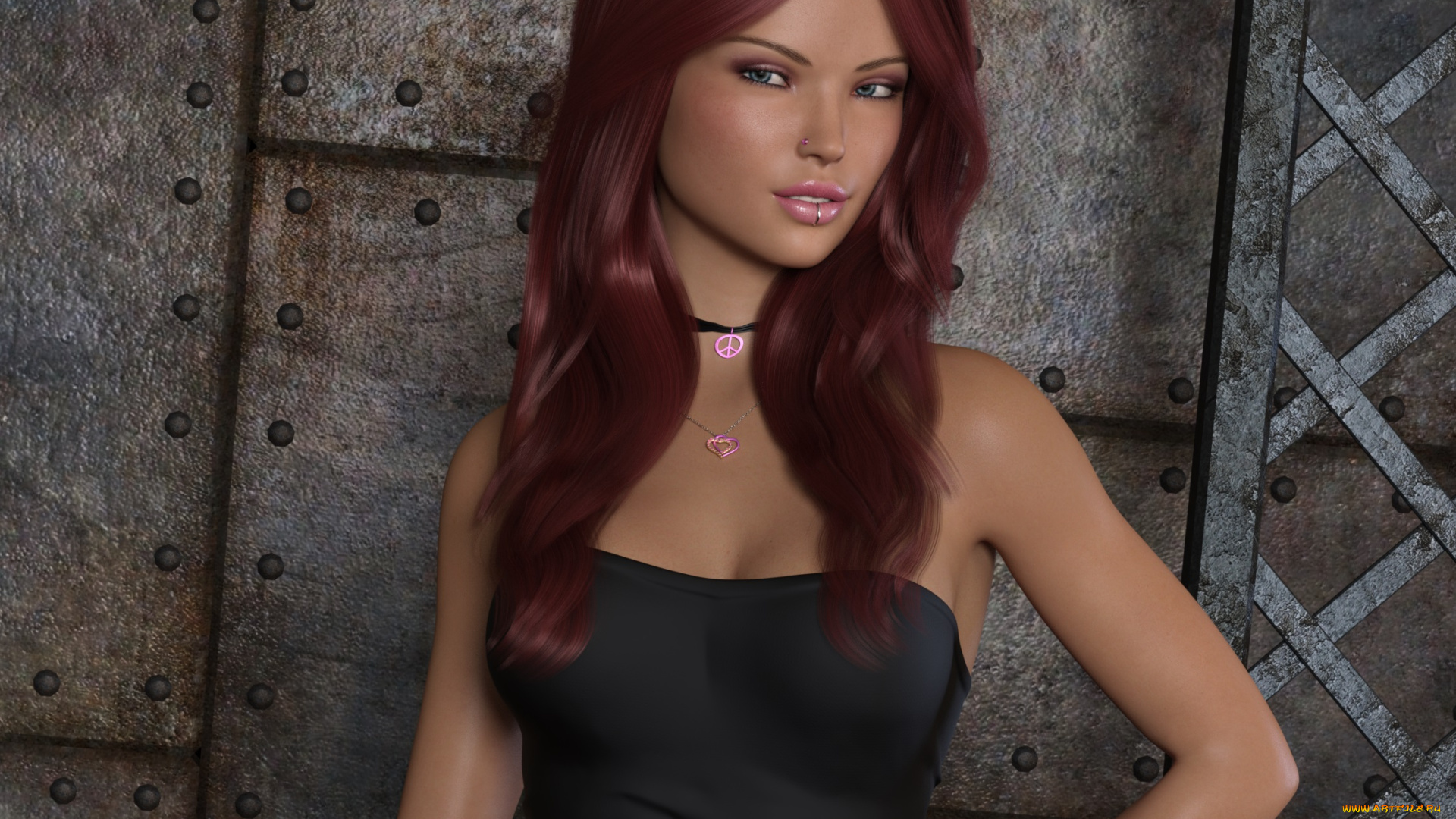 3д, графика, люди, , people, фон, взгляд, девушка