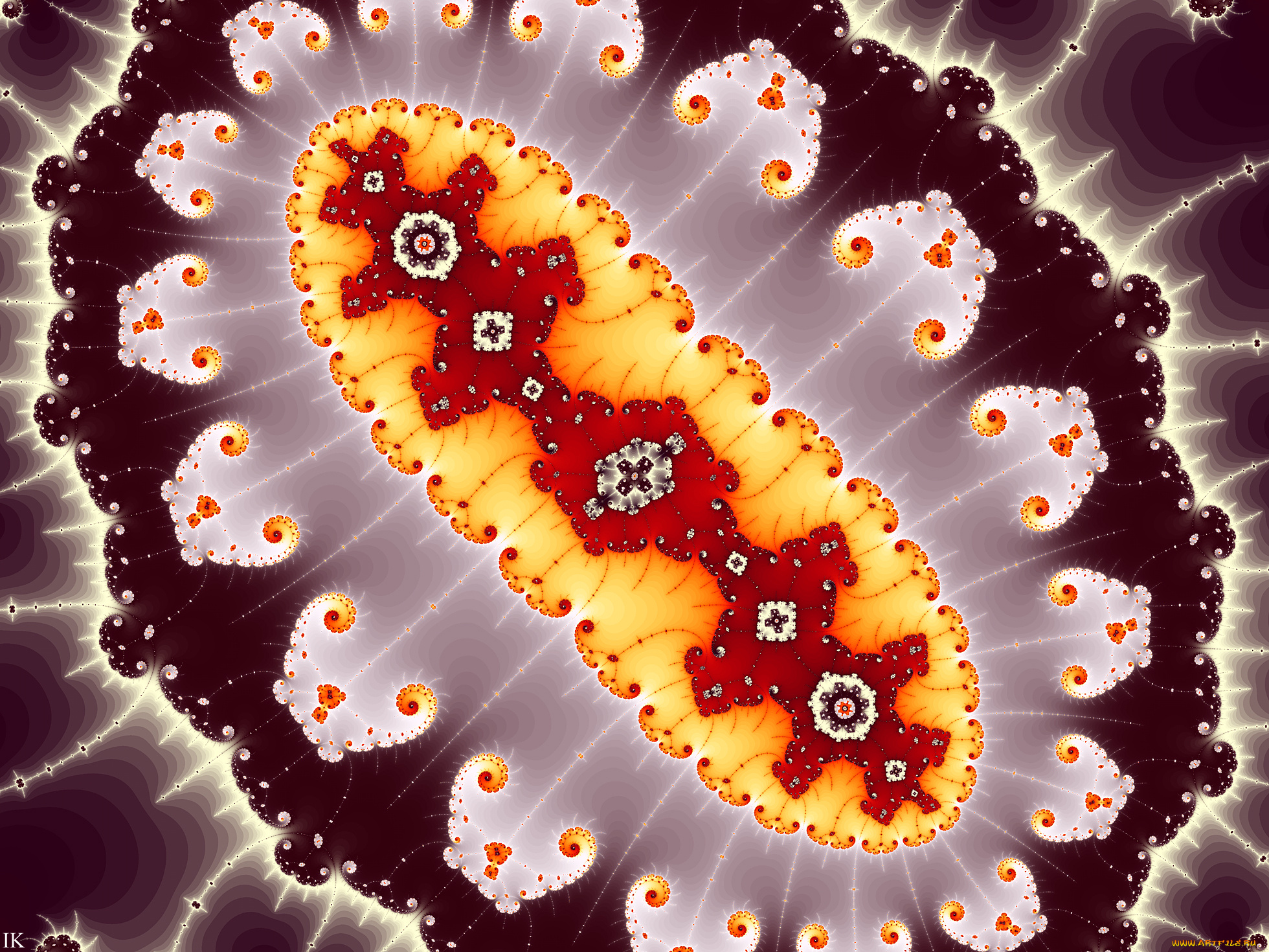 3д, графика, фракталы, , fractal, узор, фон, цвет