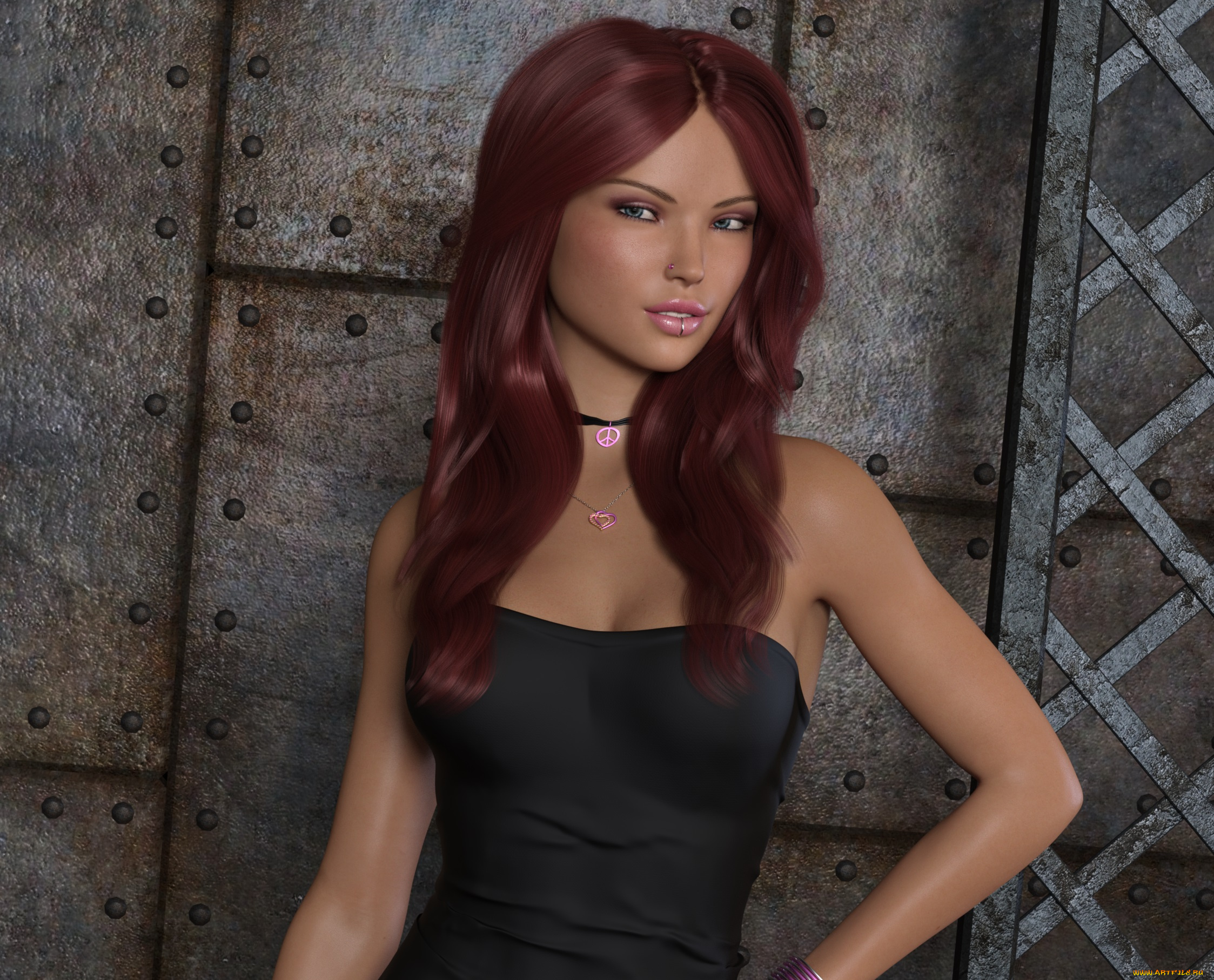 3д, графика, люди, , people, фон, взгляд, девушка