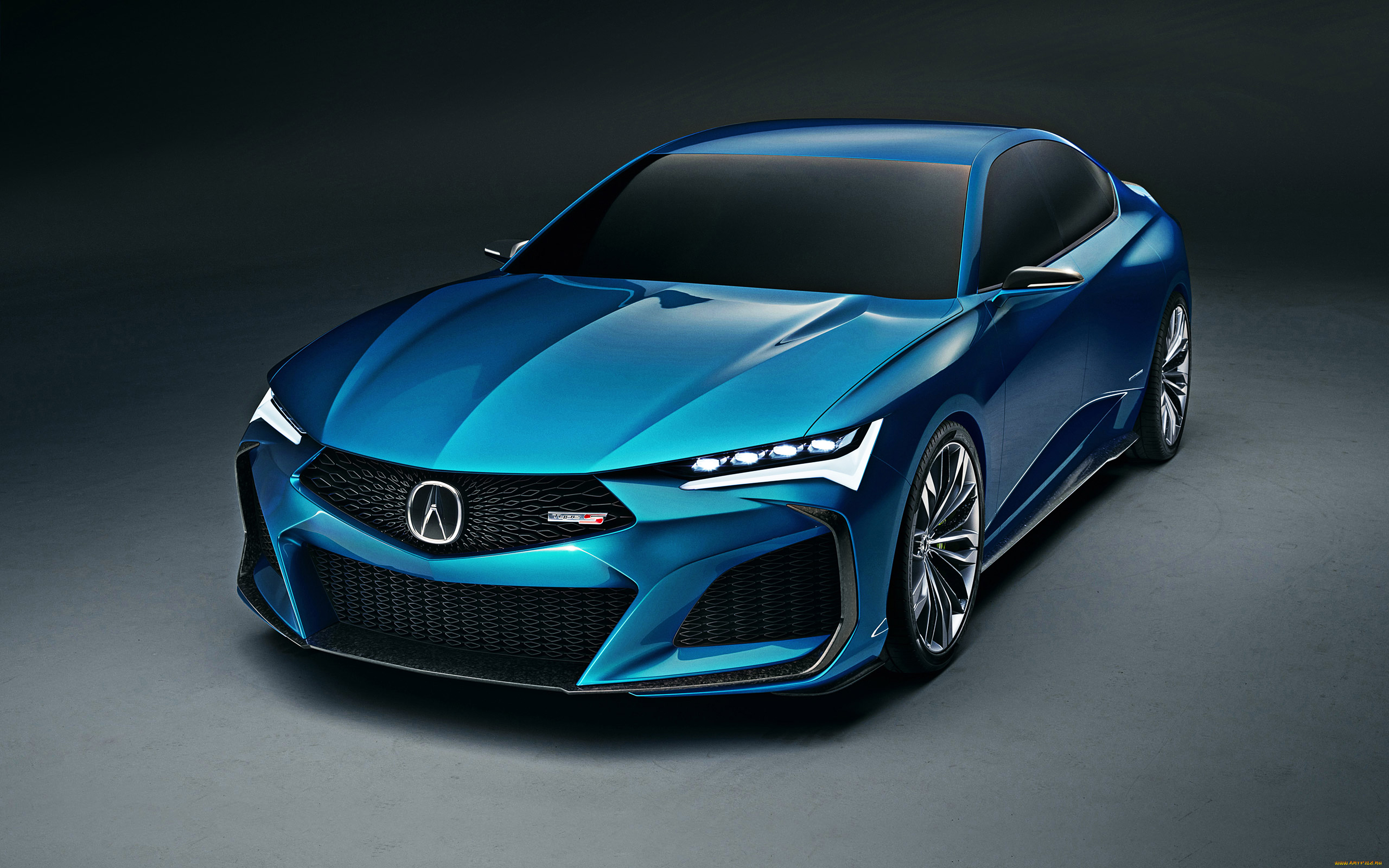 2019, acura, type, s, автомобили, acura, type, s, концепт, 2019, экстерьер, вид, спереди, синий, седан, новинка, японские