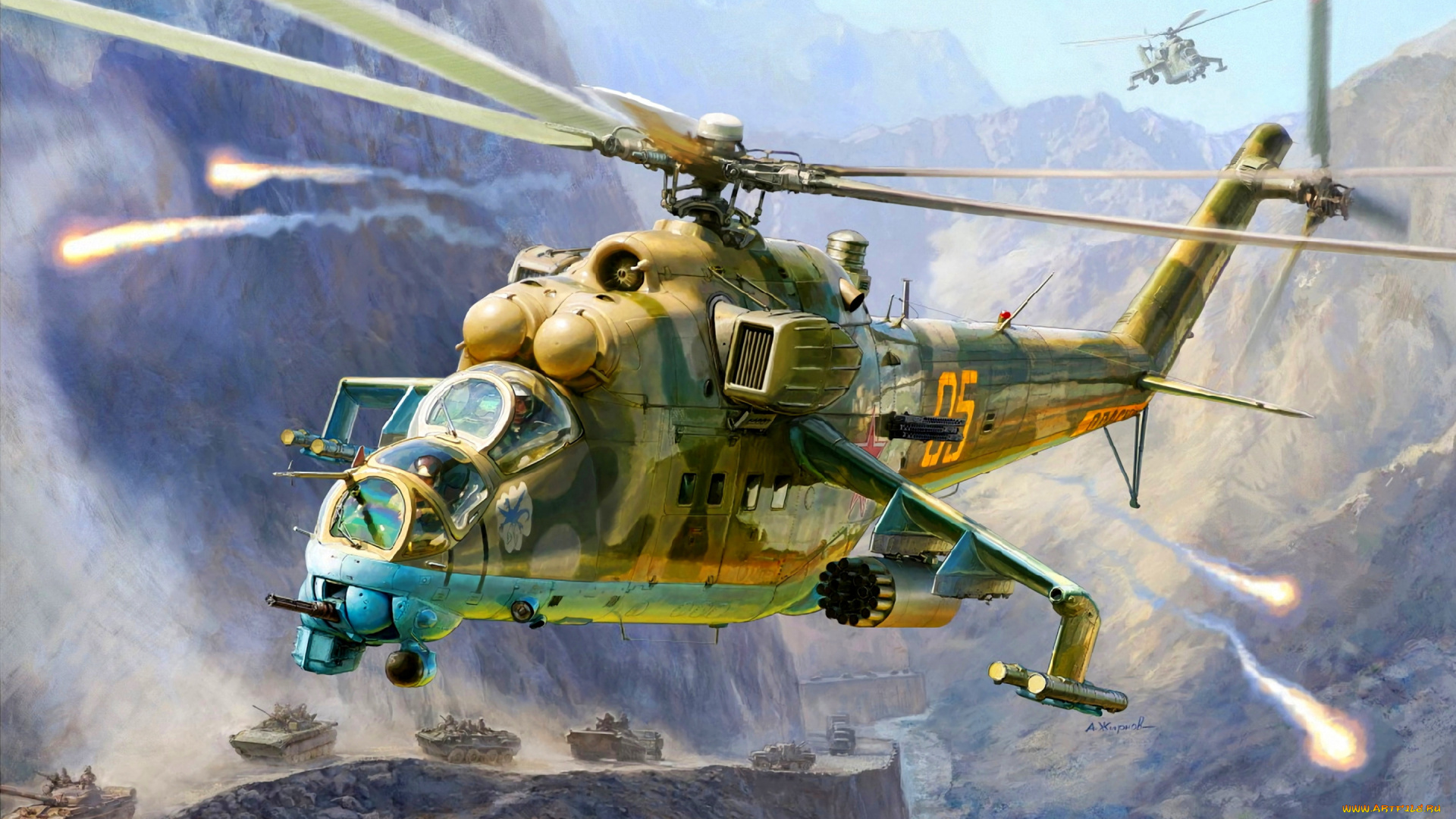 авиация, 3д, рисованые, v-graphic, ми