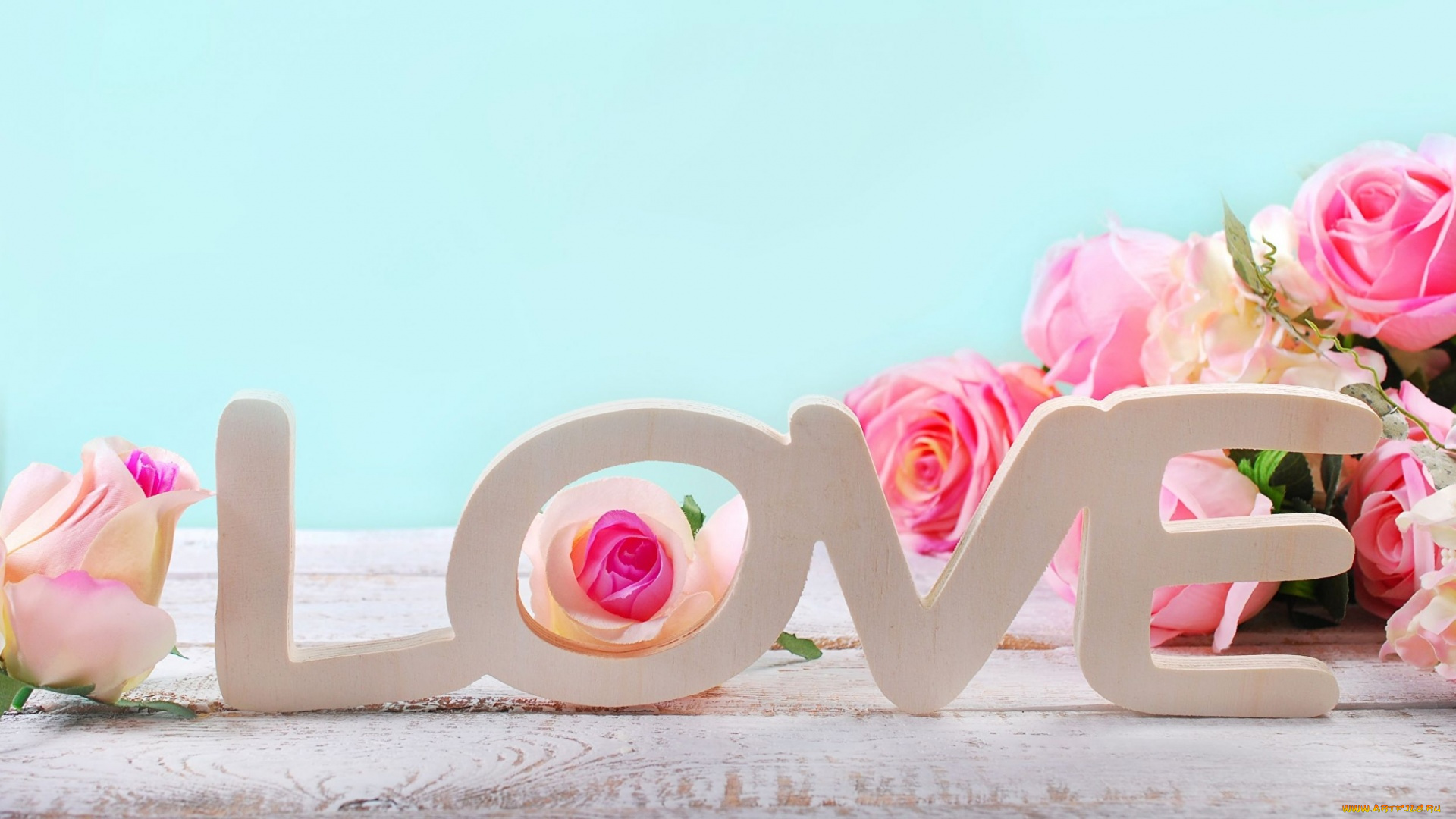 праздничные, день, святого, валентина, , сердечки, , любовь, розы, надпись