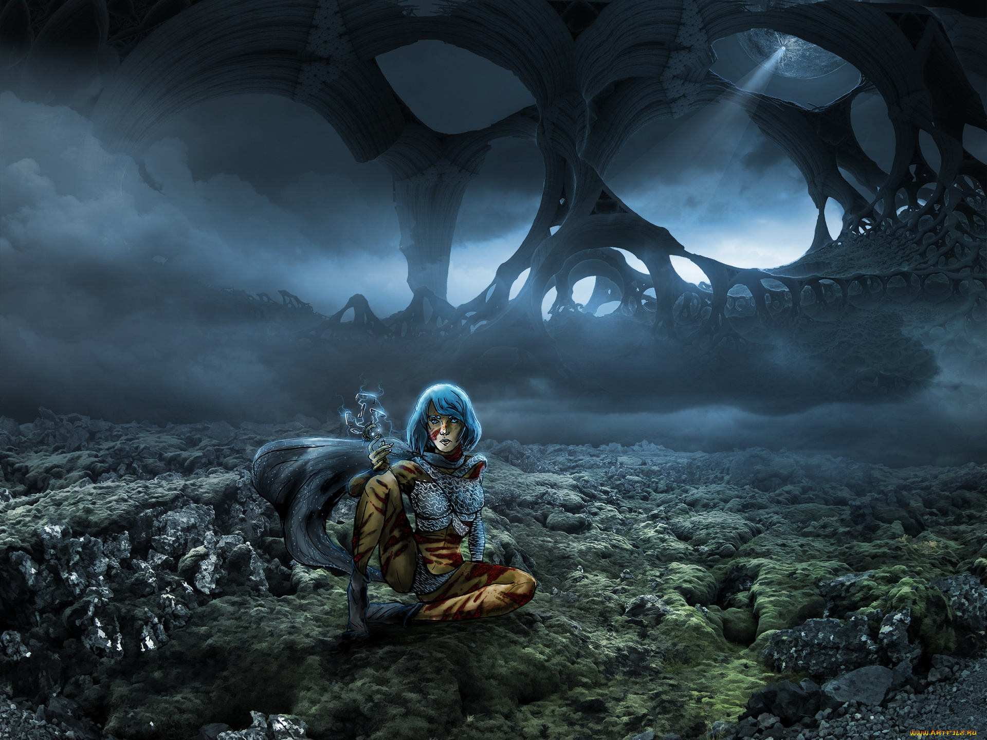 фэнтези, иные, миры, , иные, времена, девушка, фон, униформа, взгляд