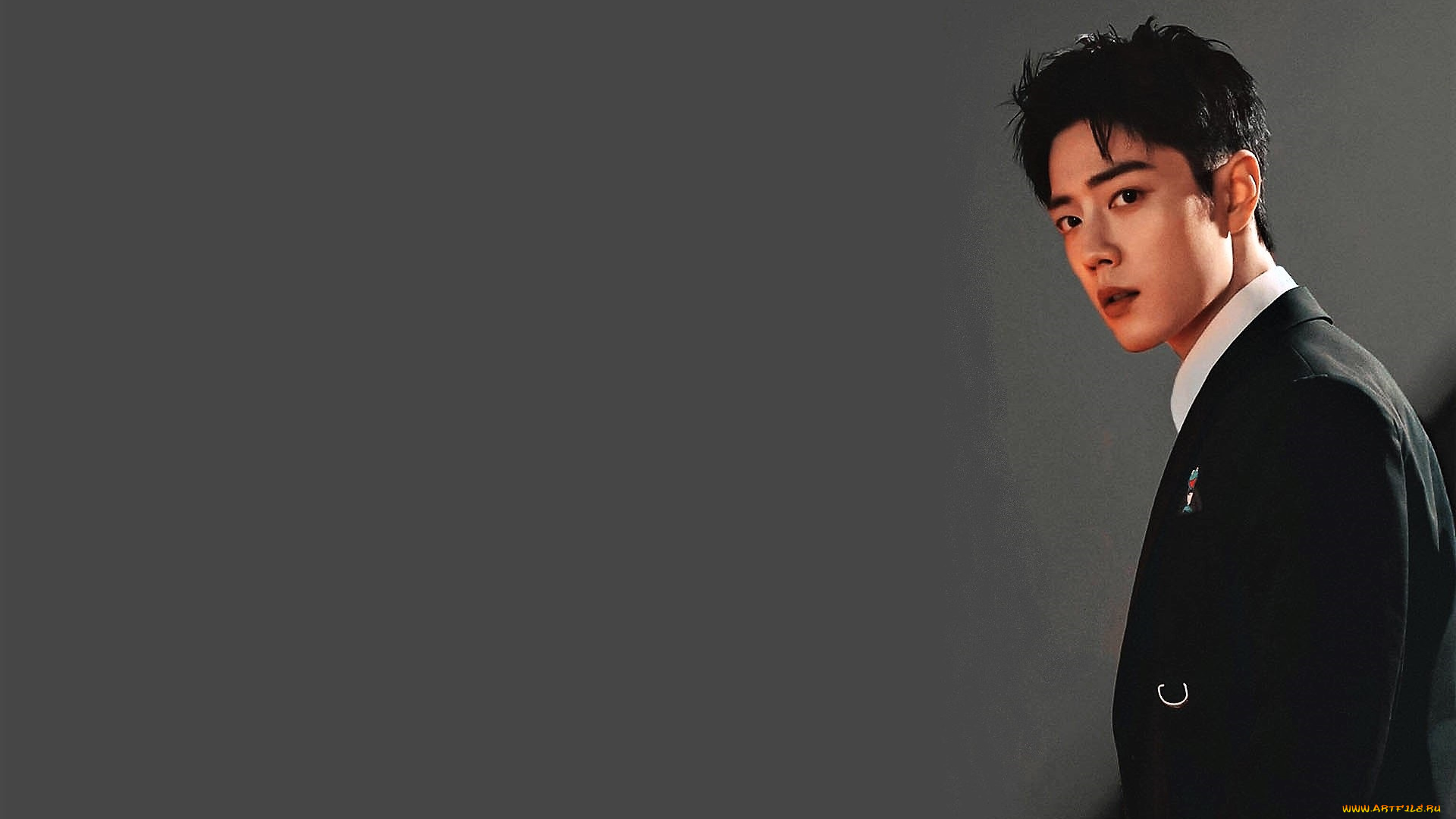 мужчины, xiao, zhan, актер, пиджак