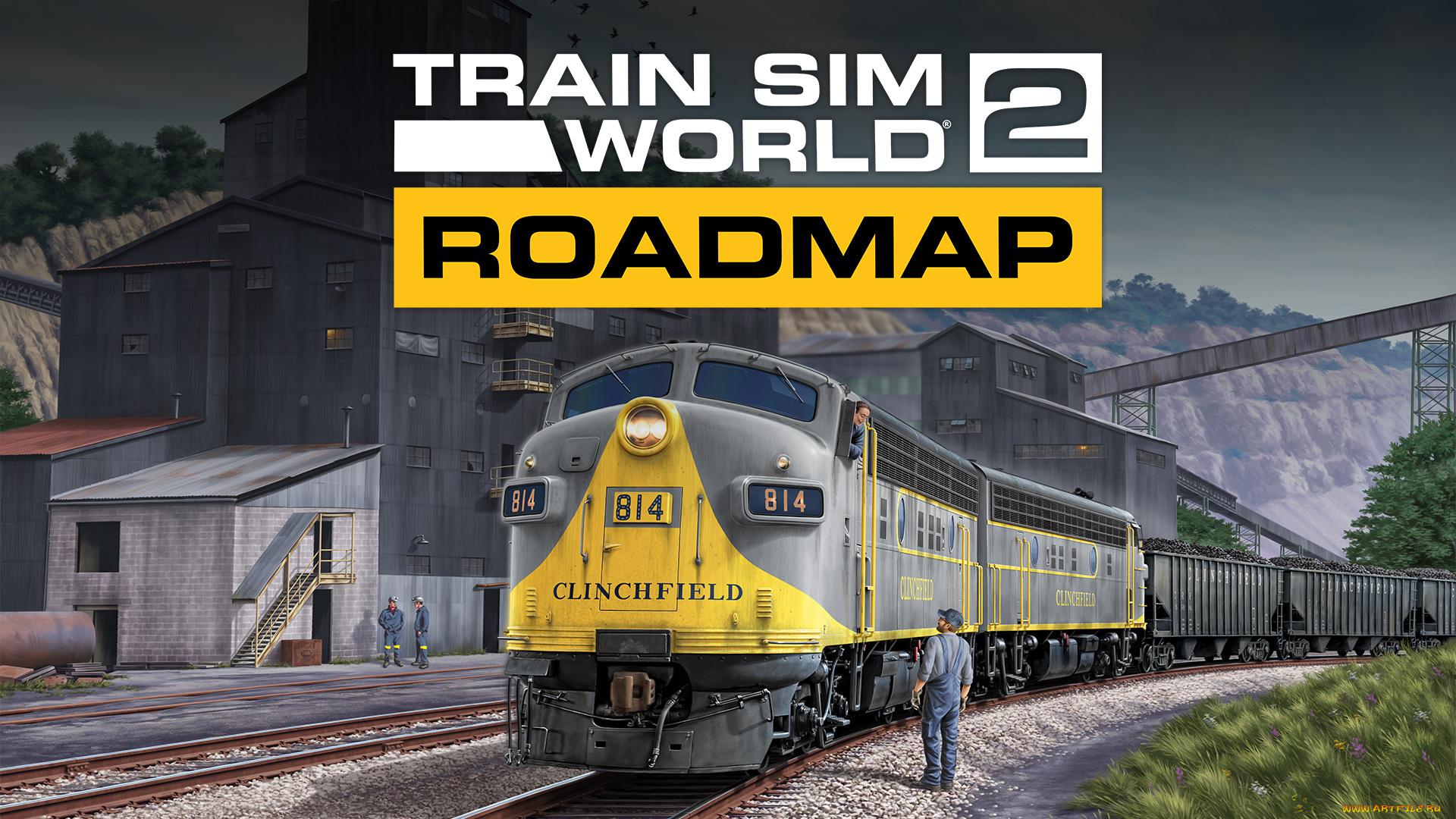 видео, игры, ---другое, train, sim, world, 2, постер, dovetail, games, ps4, xbox, one, windows, симулятор