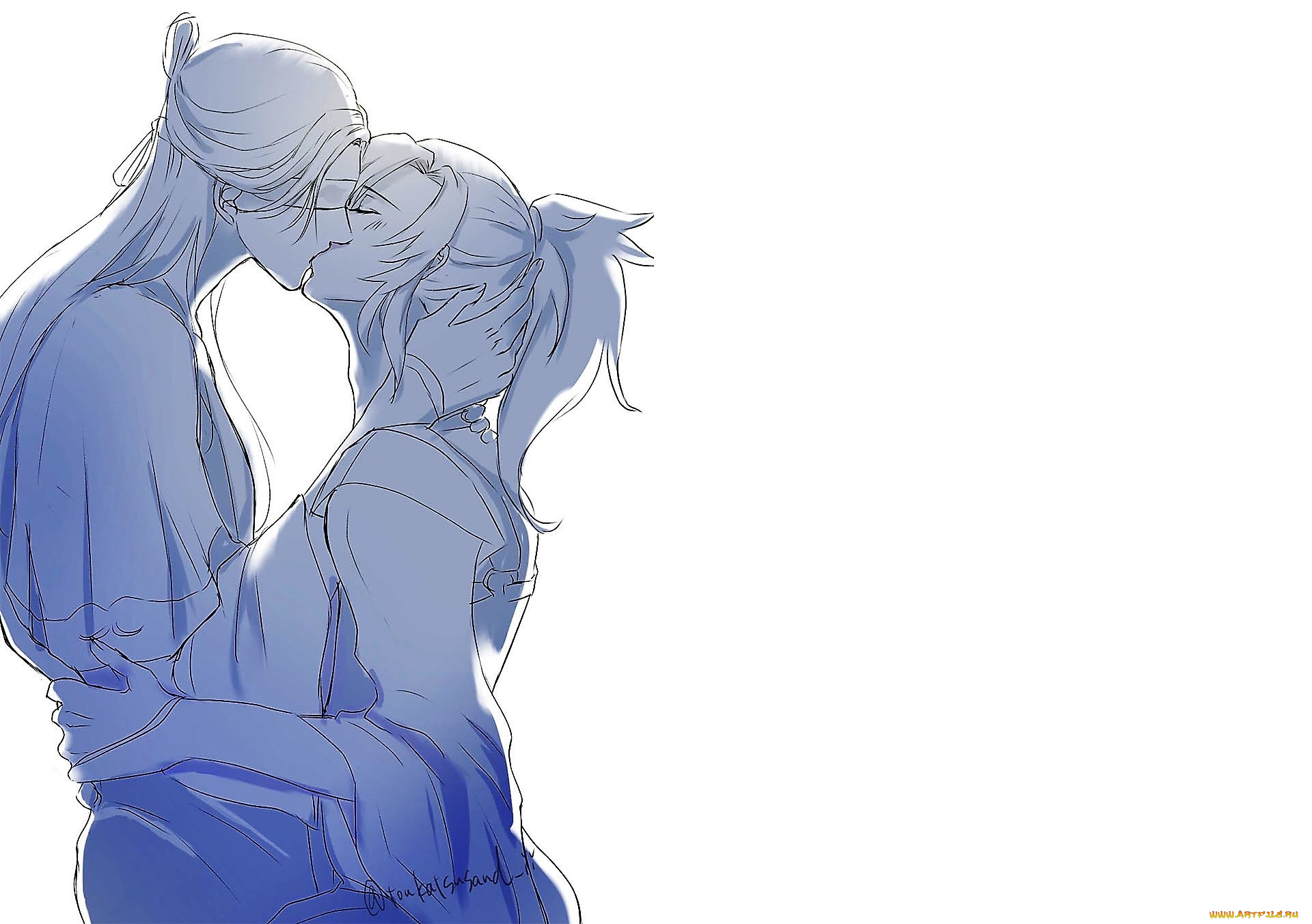 сюэ, ян, и, сяо, синчень, аниме, mo, dao, zu, shi, сяо, синчень, сюэ, ян, поцелуй