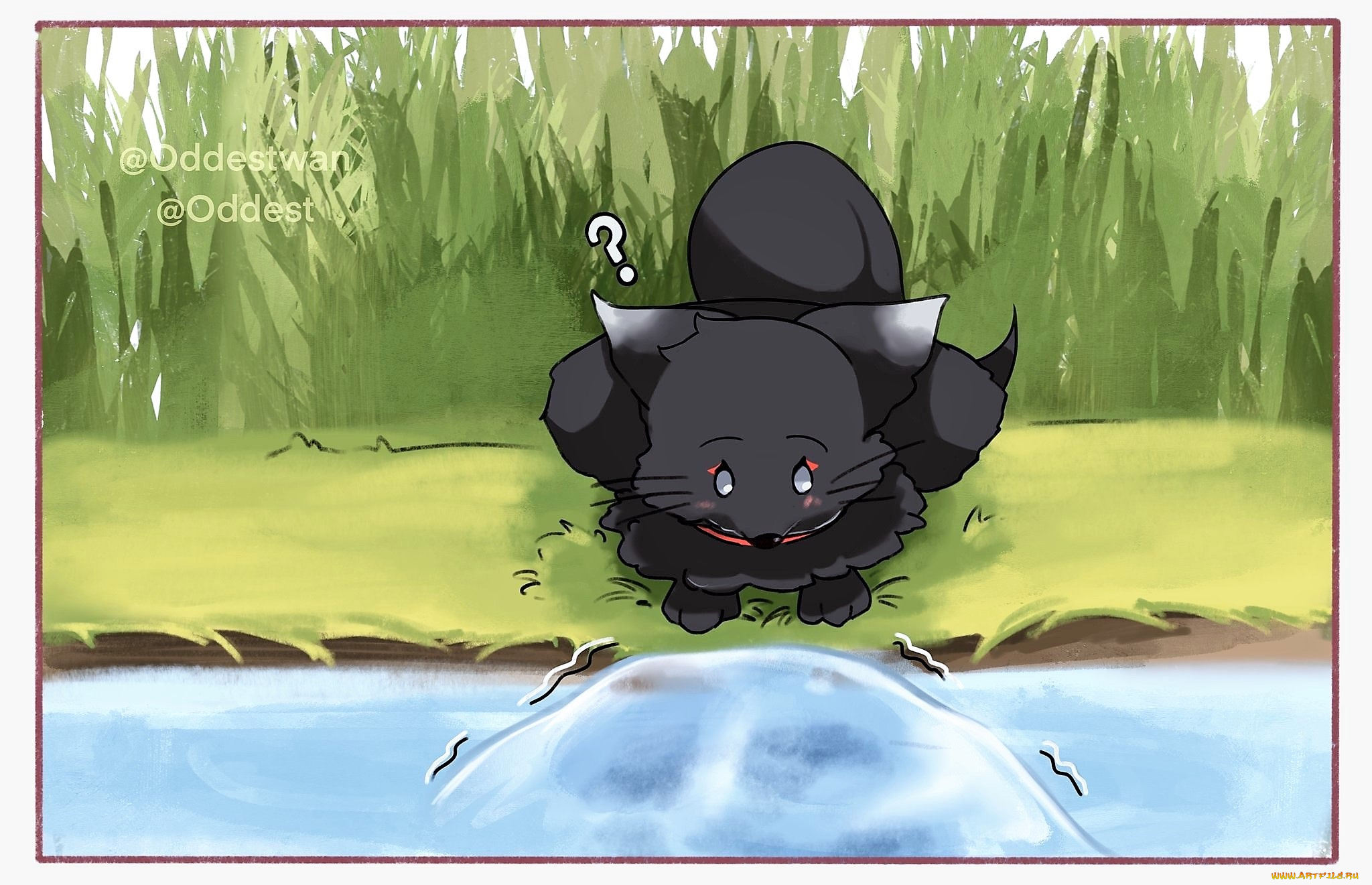 аниме, mo, dao, zu, shi, лис, вопрос, озеро