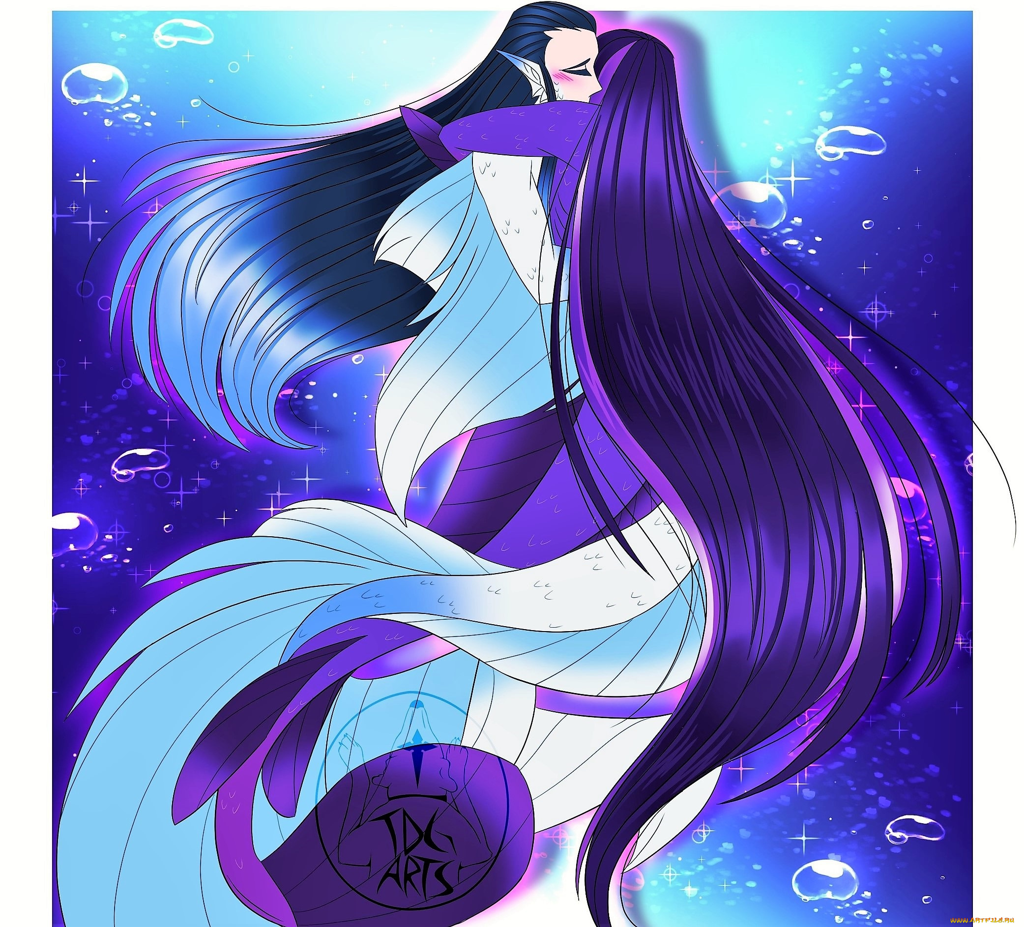 аниме, mo, dao, zu, shi, цзянь, чэн, лань, сичень, русалки