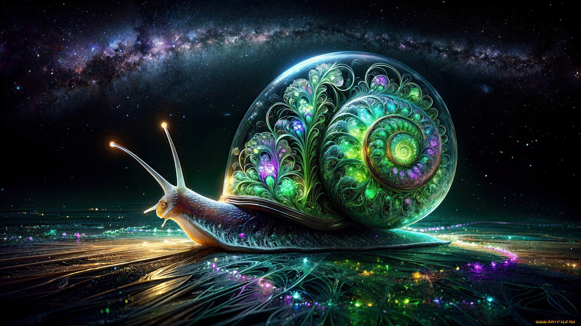 3д, графика, фантазия, , fantasy, улитка