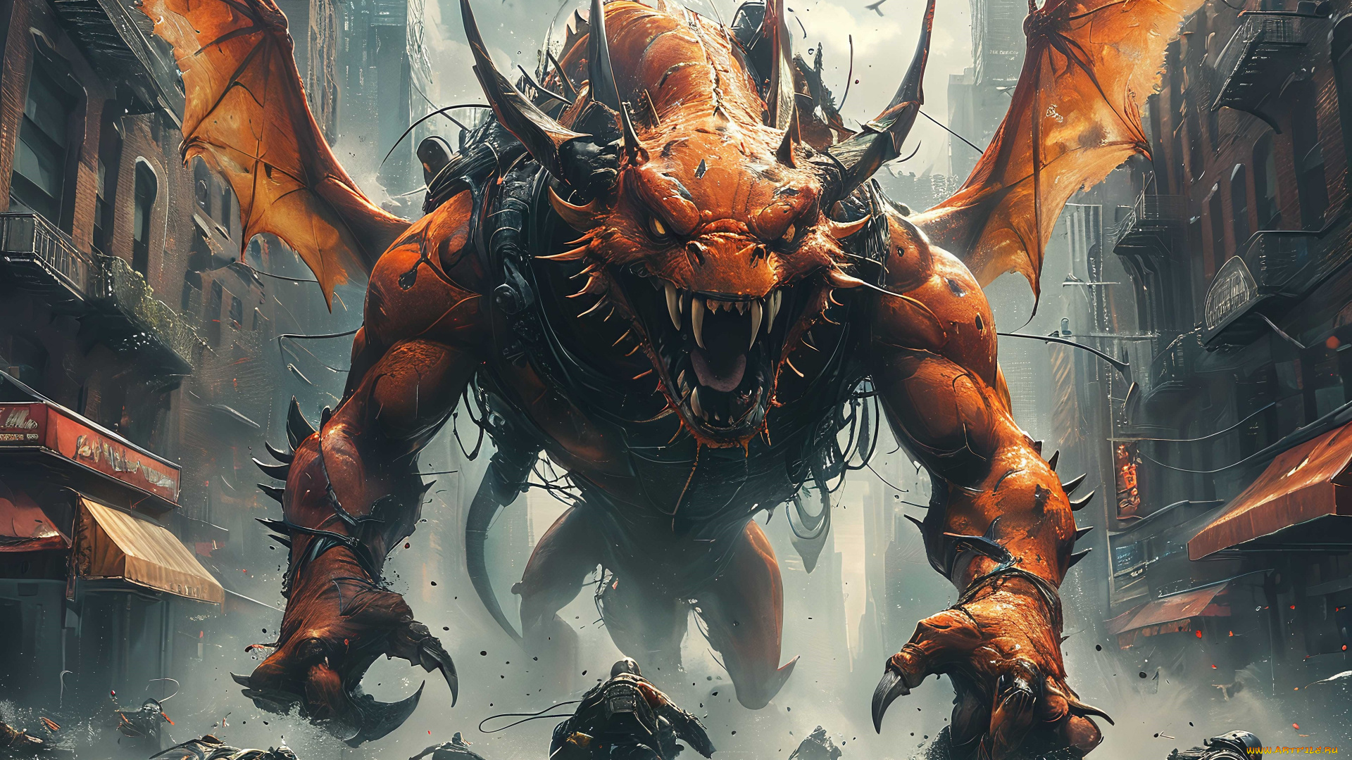 фэнтези, драконы, монстр