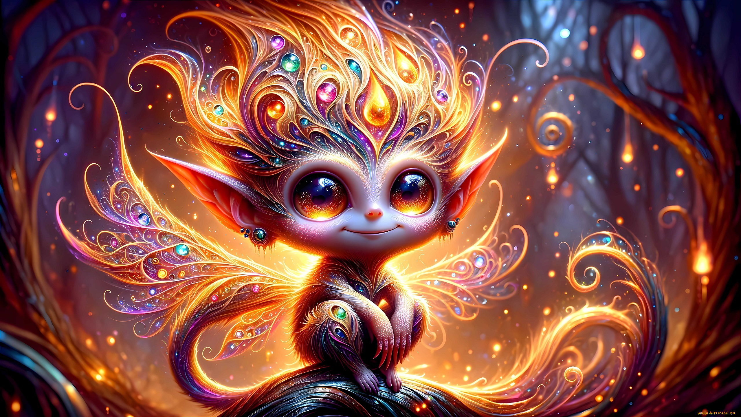 3д, графика, существа, , creatures, обезьяна