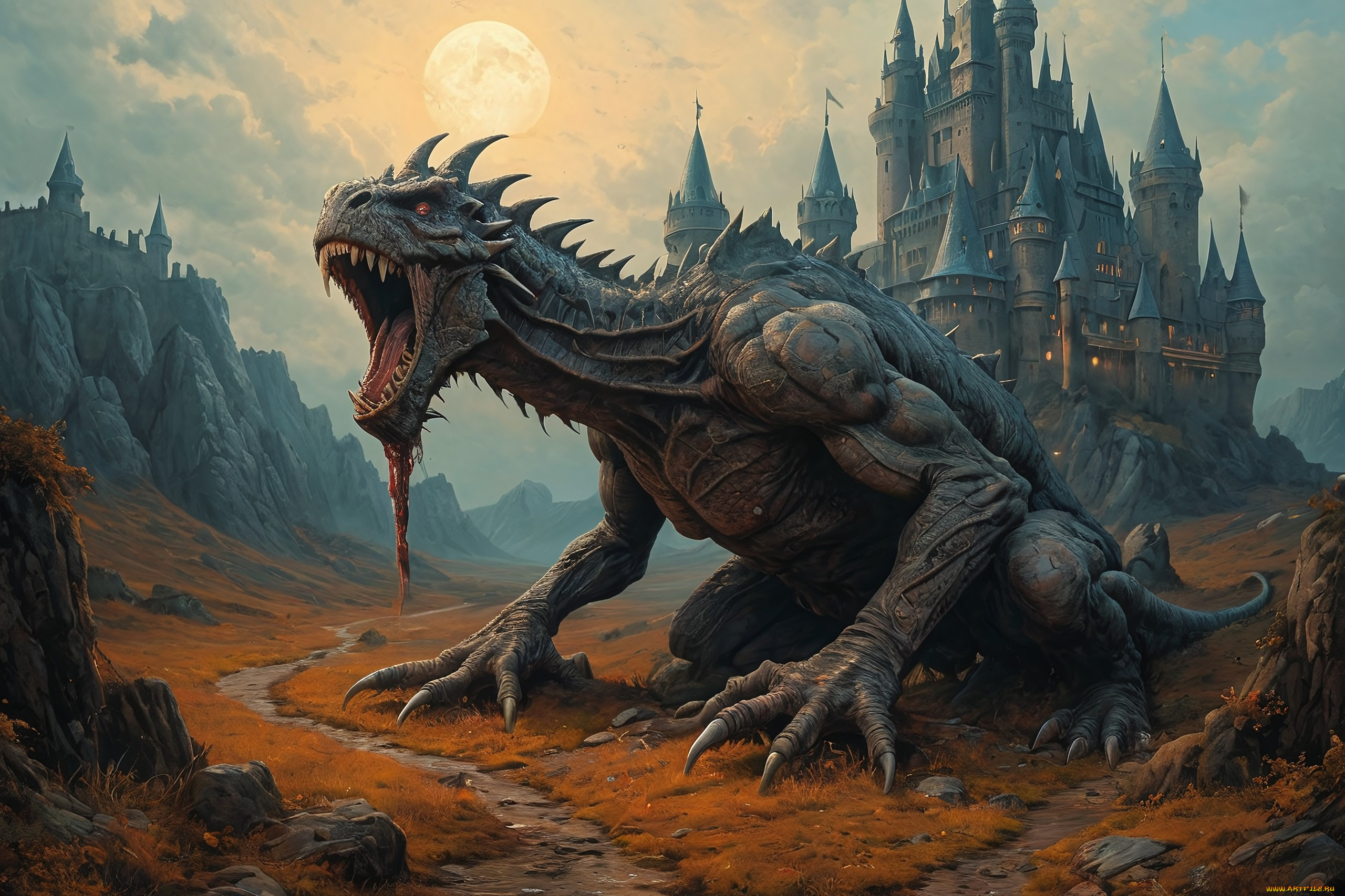 фэнтези, драконы, дракон