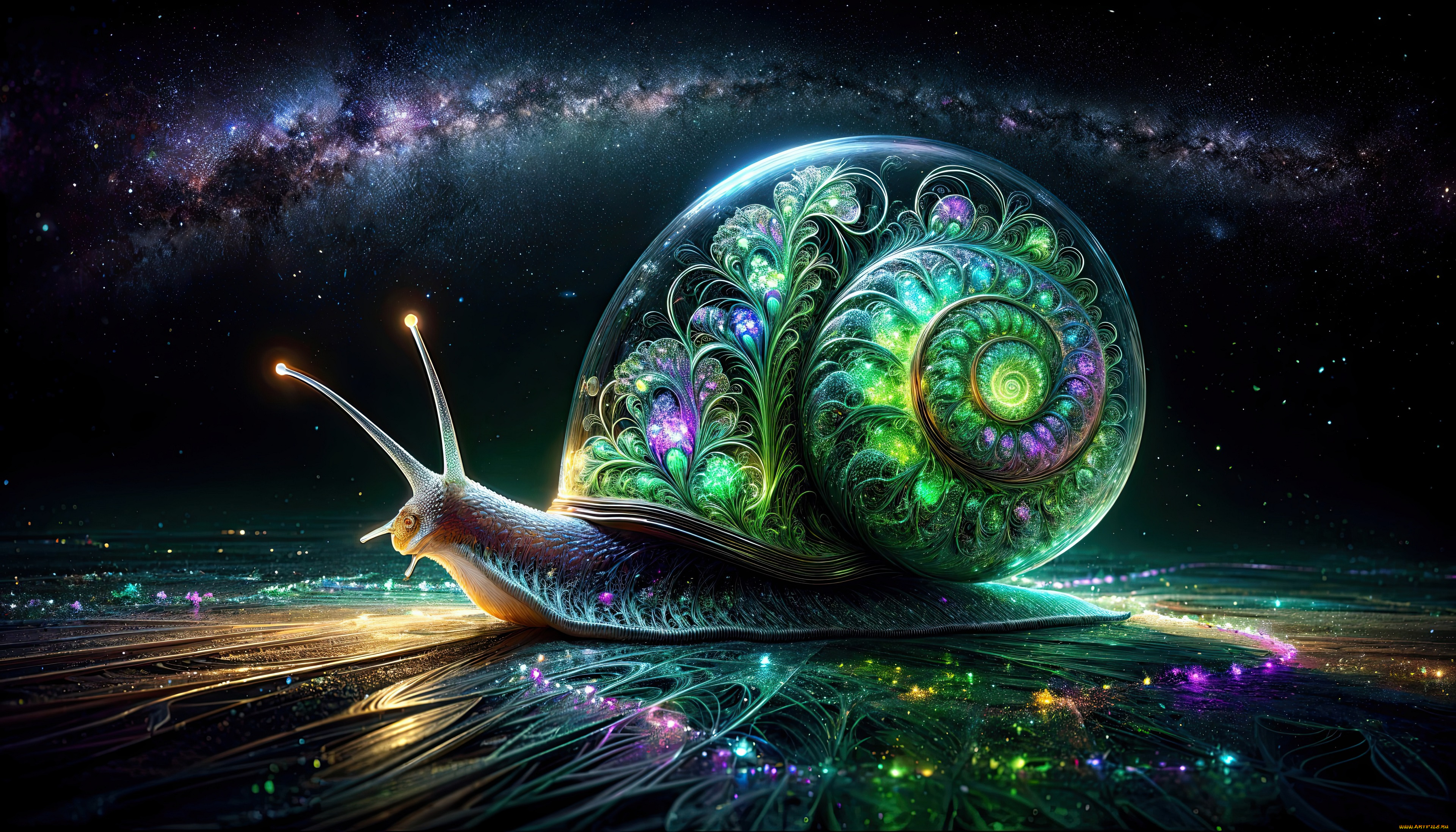 3д, графика, фантазия, , fantasy, улитка