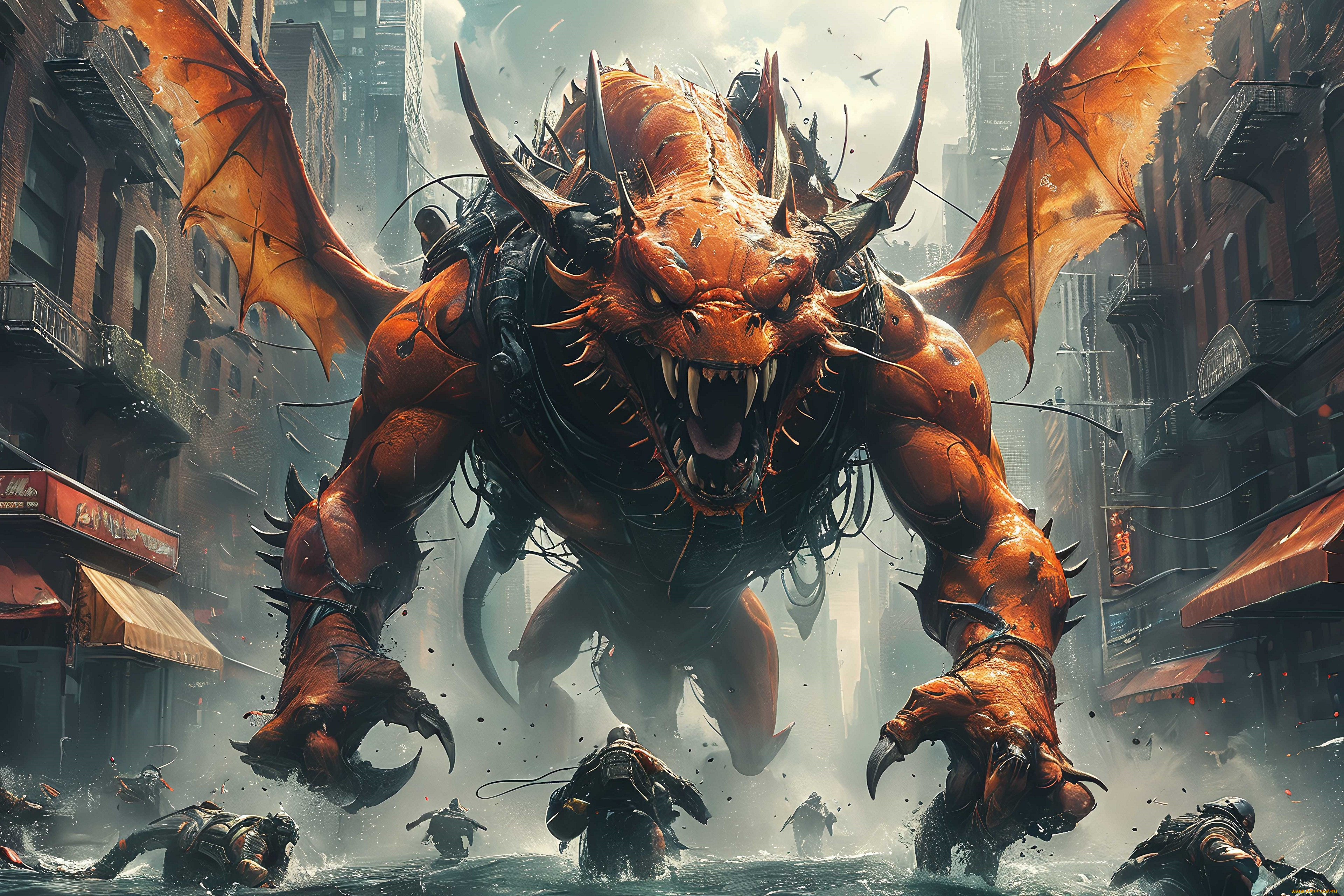 фэнтези, драконы, монстр