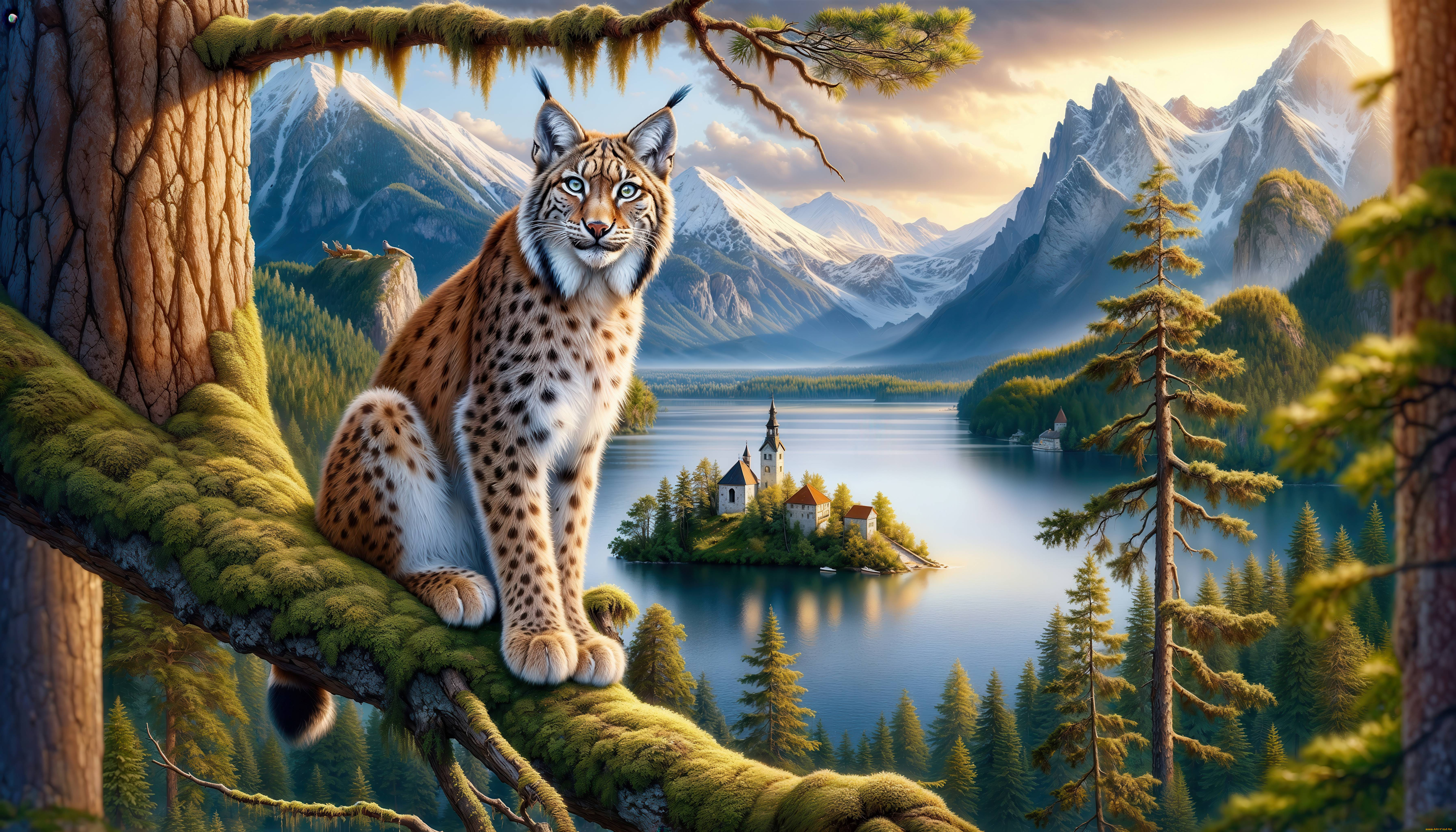 3д, графика, животные, , animals, кот, кошка