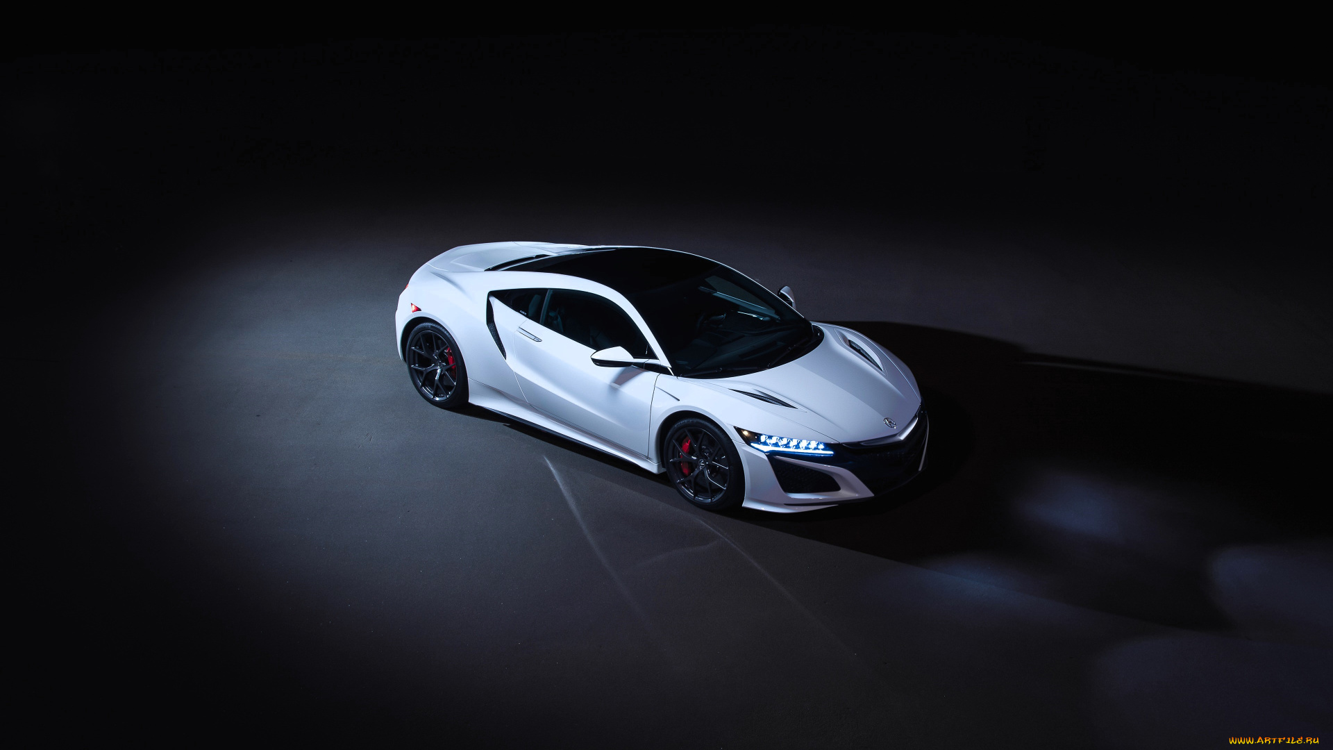 acura, nsx, автомобили, acura, белый, площадка