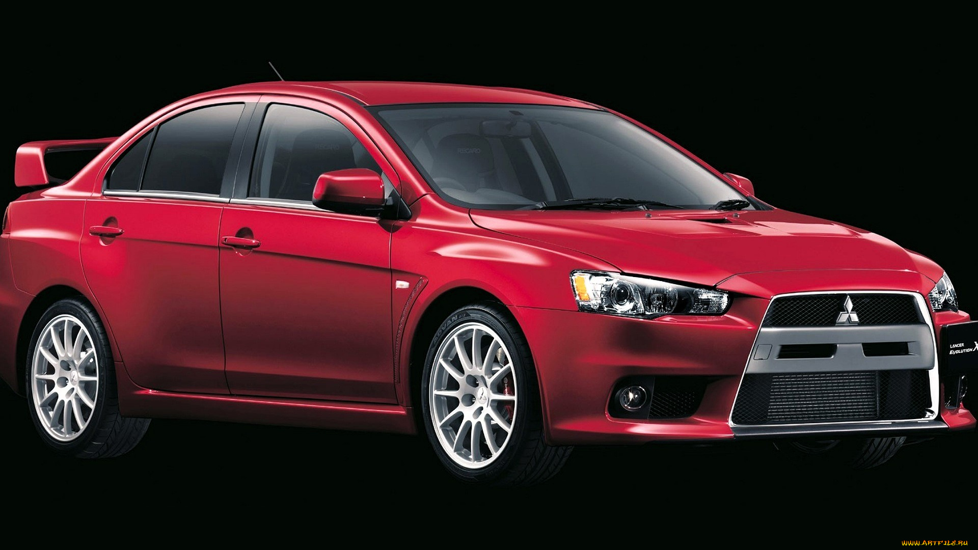 mitsubishi, lancer, автомобили, mitsubishi, красный