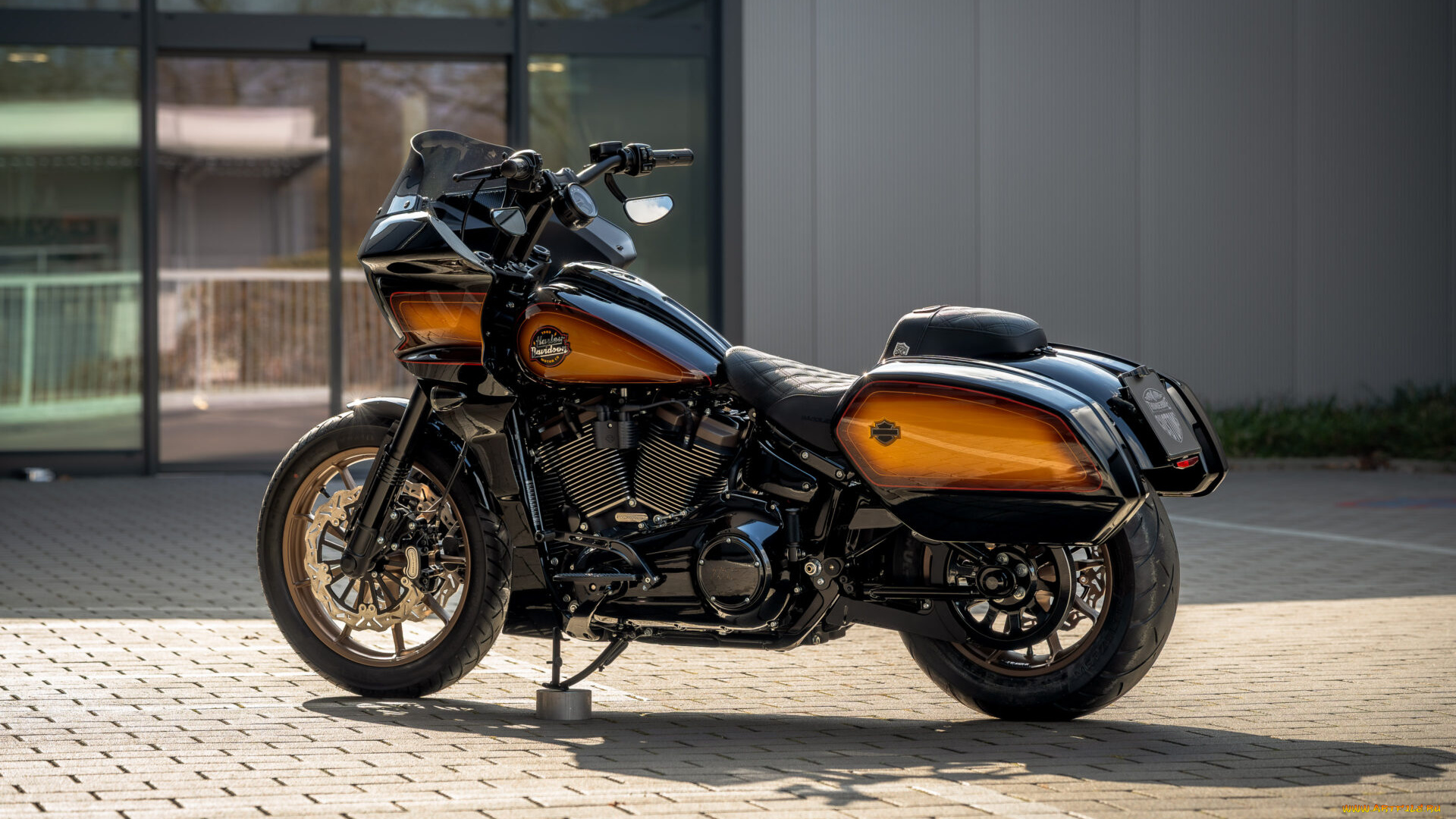 мотоциклы, harley-davidson, softail, low, rider, st, customized, custombike, rockstar