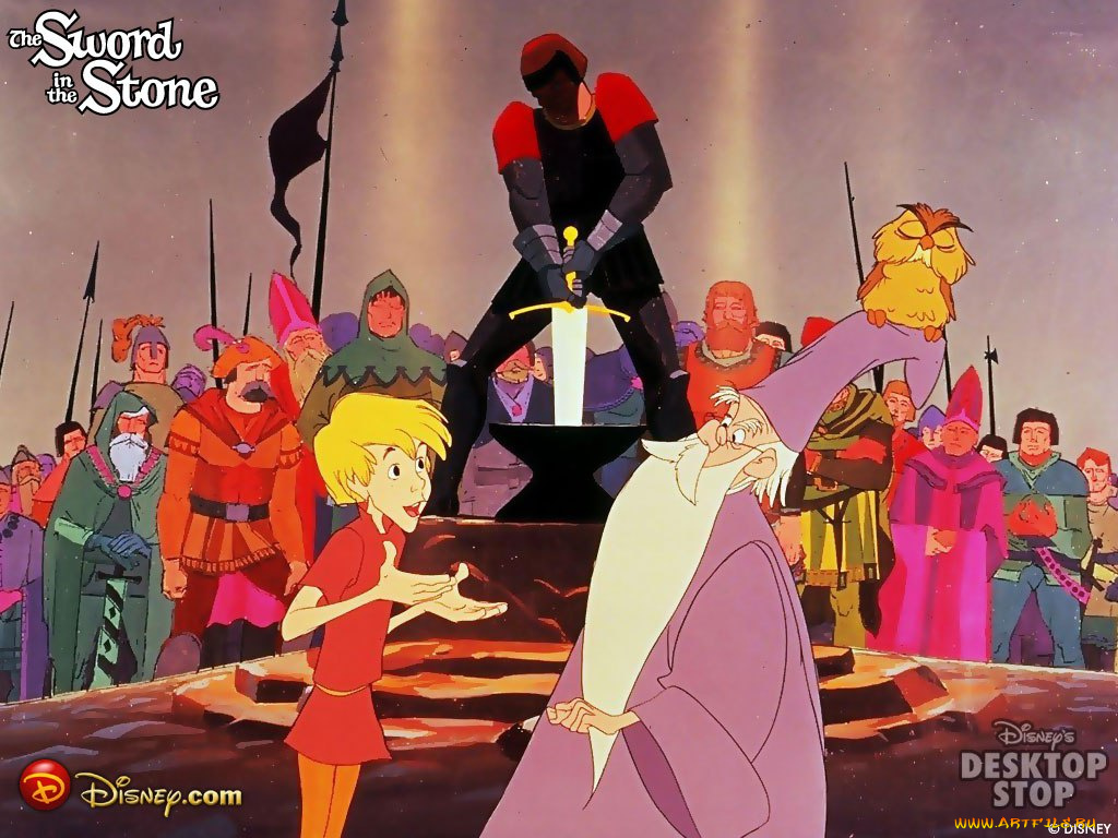 мультфильмы, the, sword, in, stone