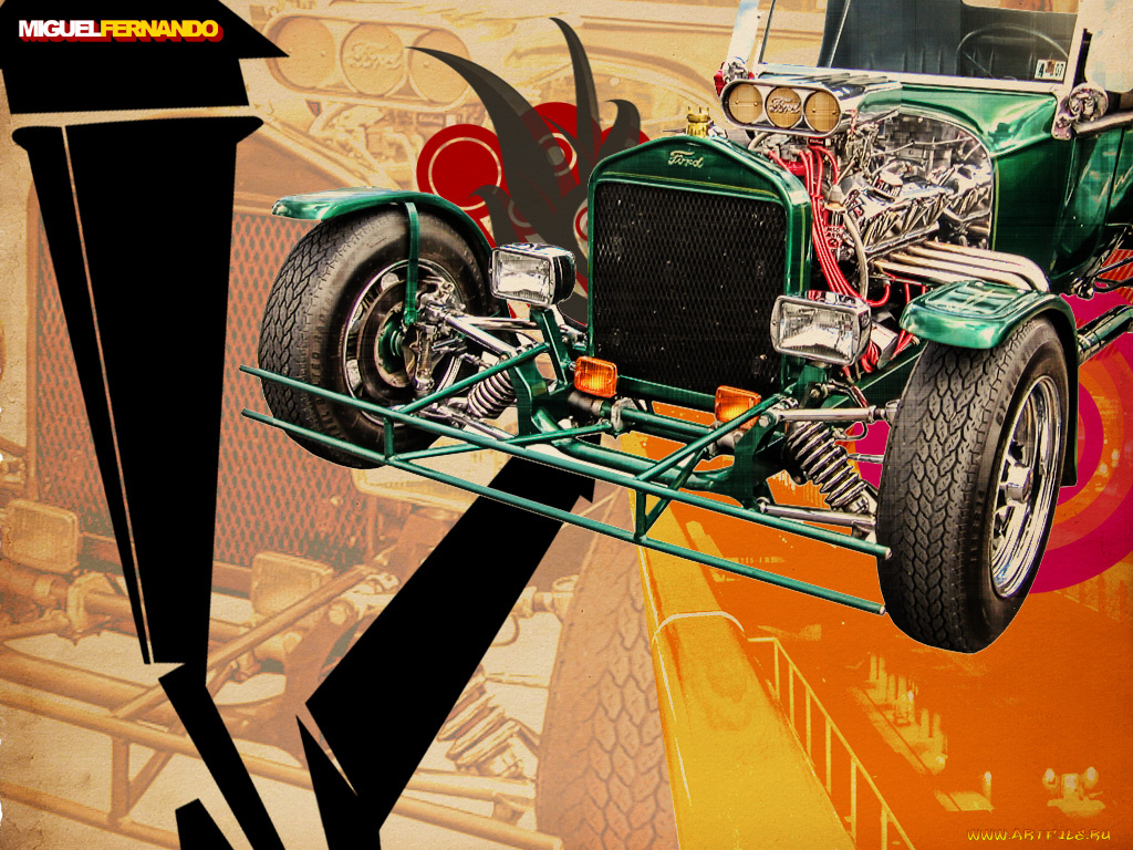 рисованные, авто, мото