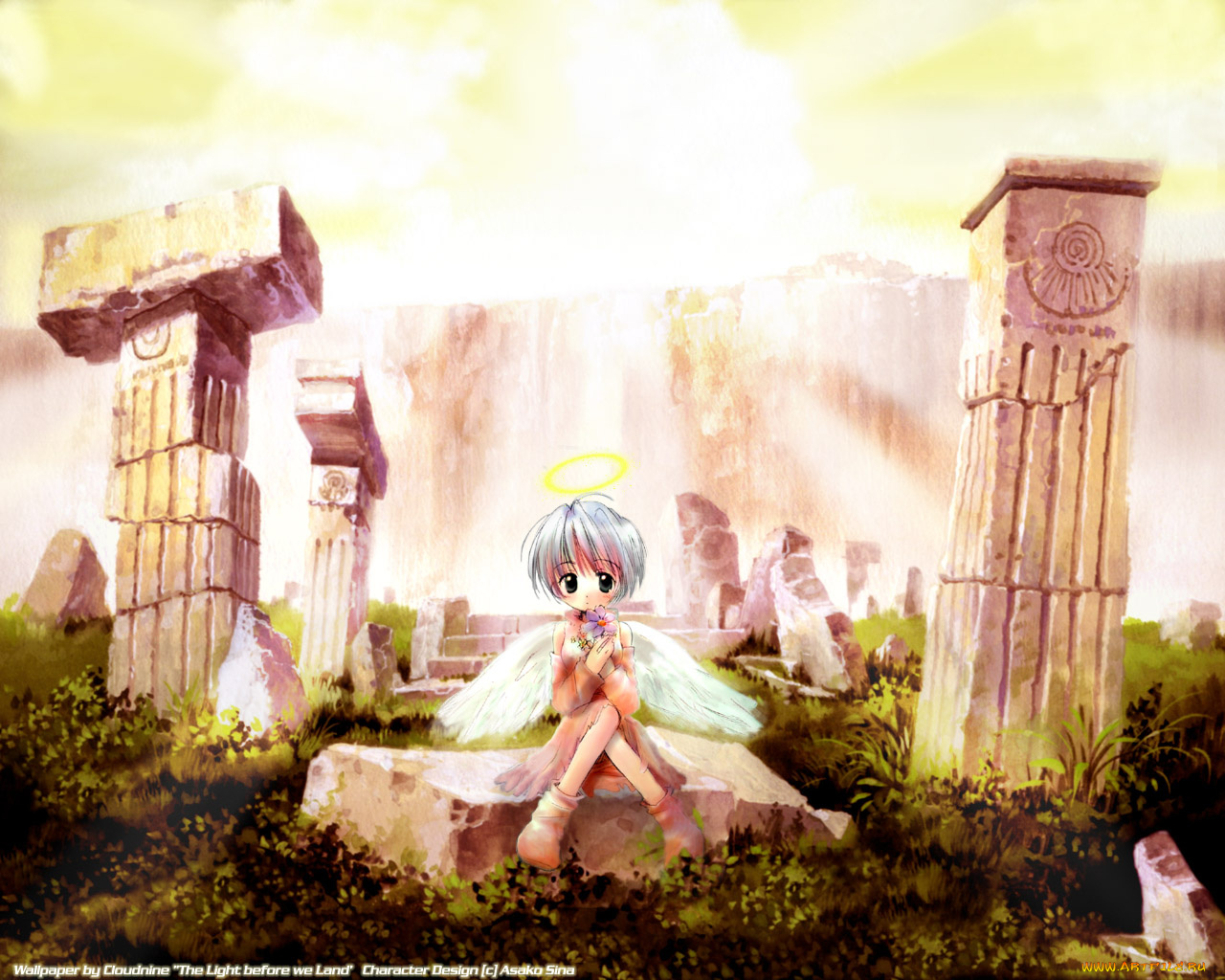 аниме, haibane, renmei