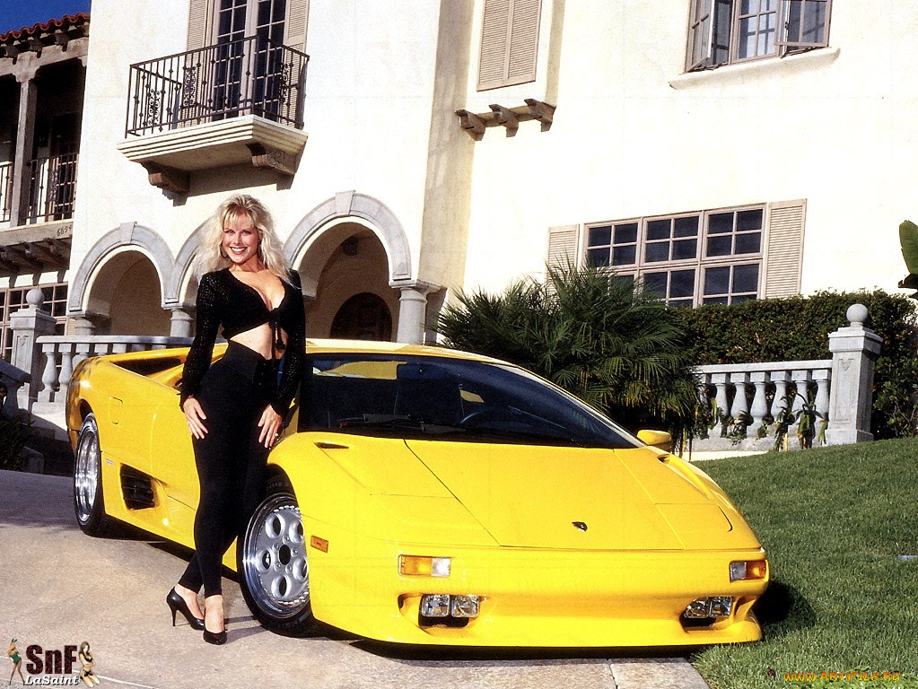 автомобили, авто, девушками