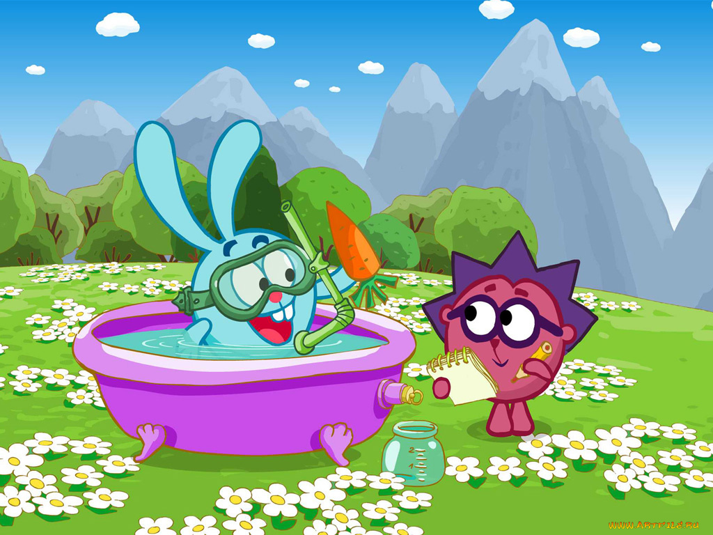 мультфильмы, смешарики