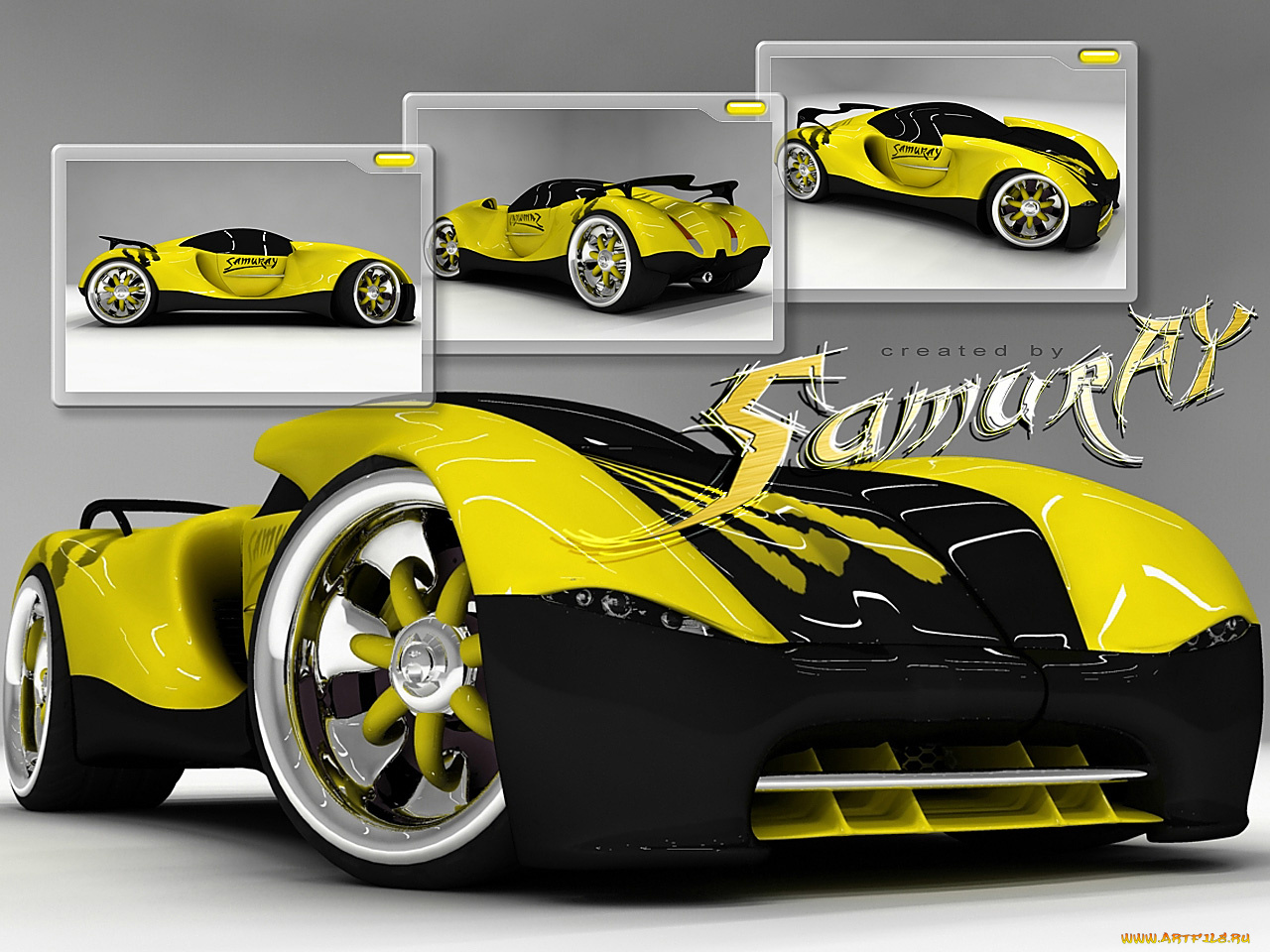 автомобили, 3д