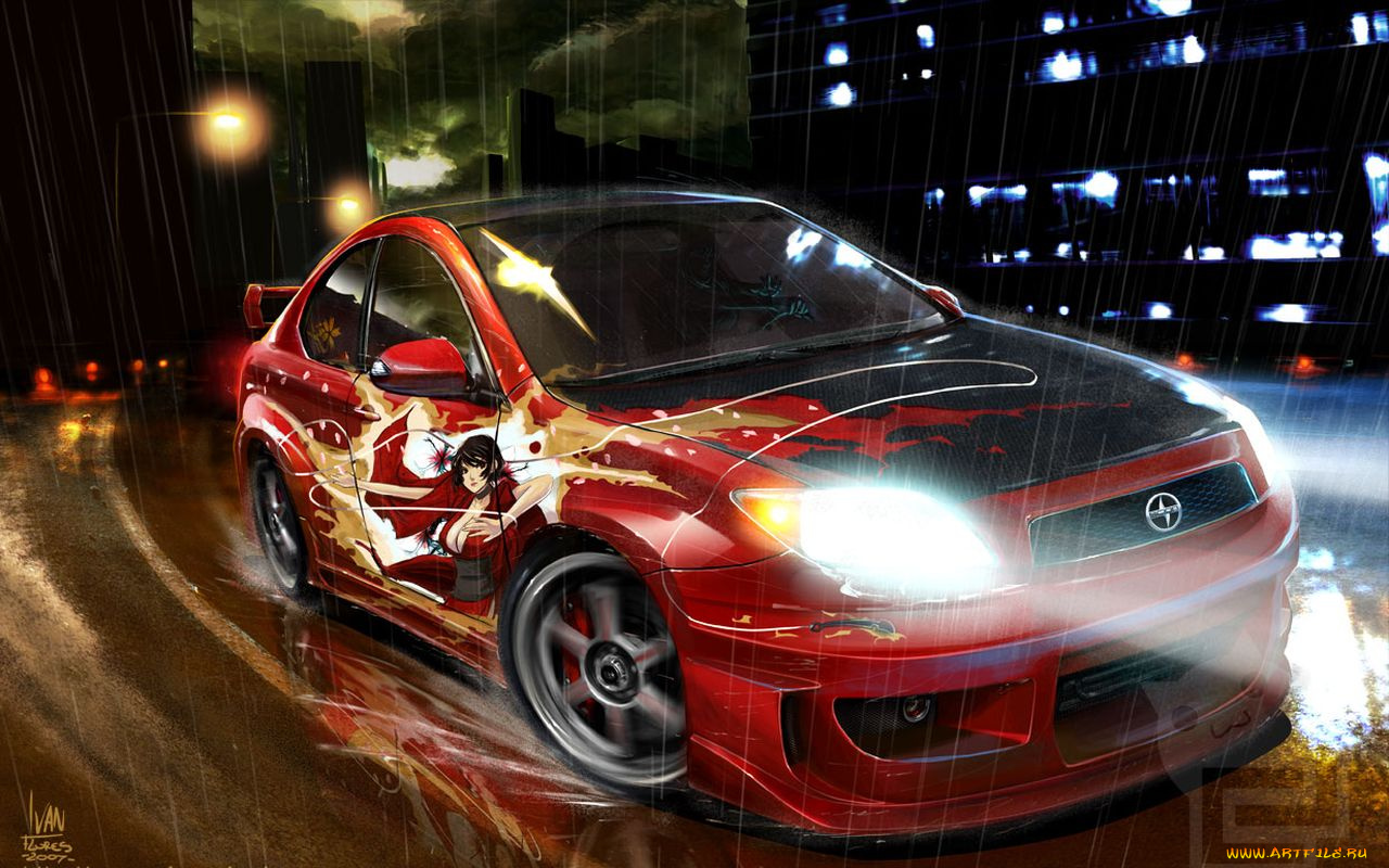 автомобили, виртуальный, тюнинг