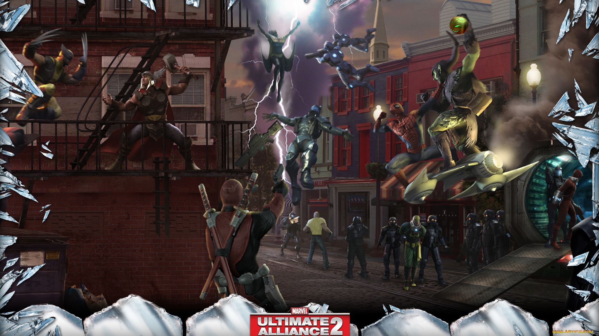 видео, игры, marvel, ultimate, alliance