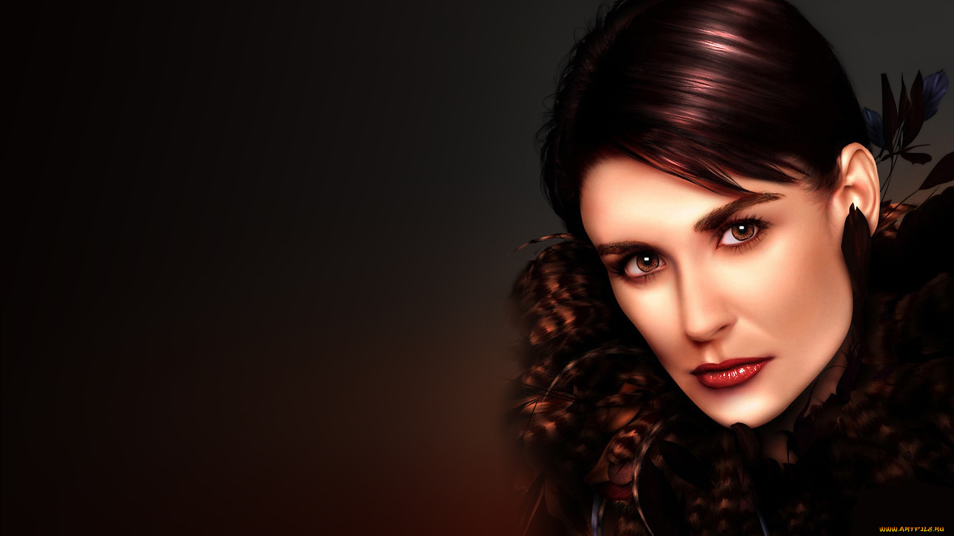 demi, moore, рисованные